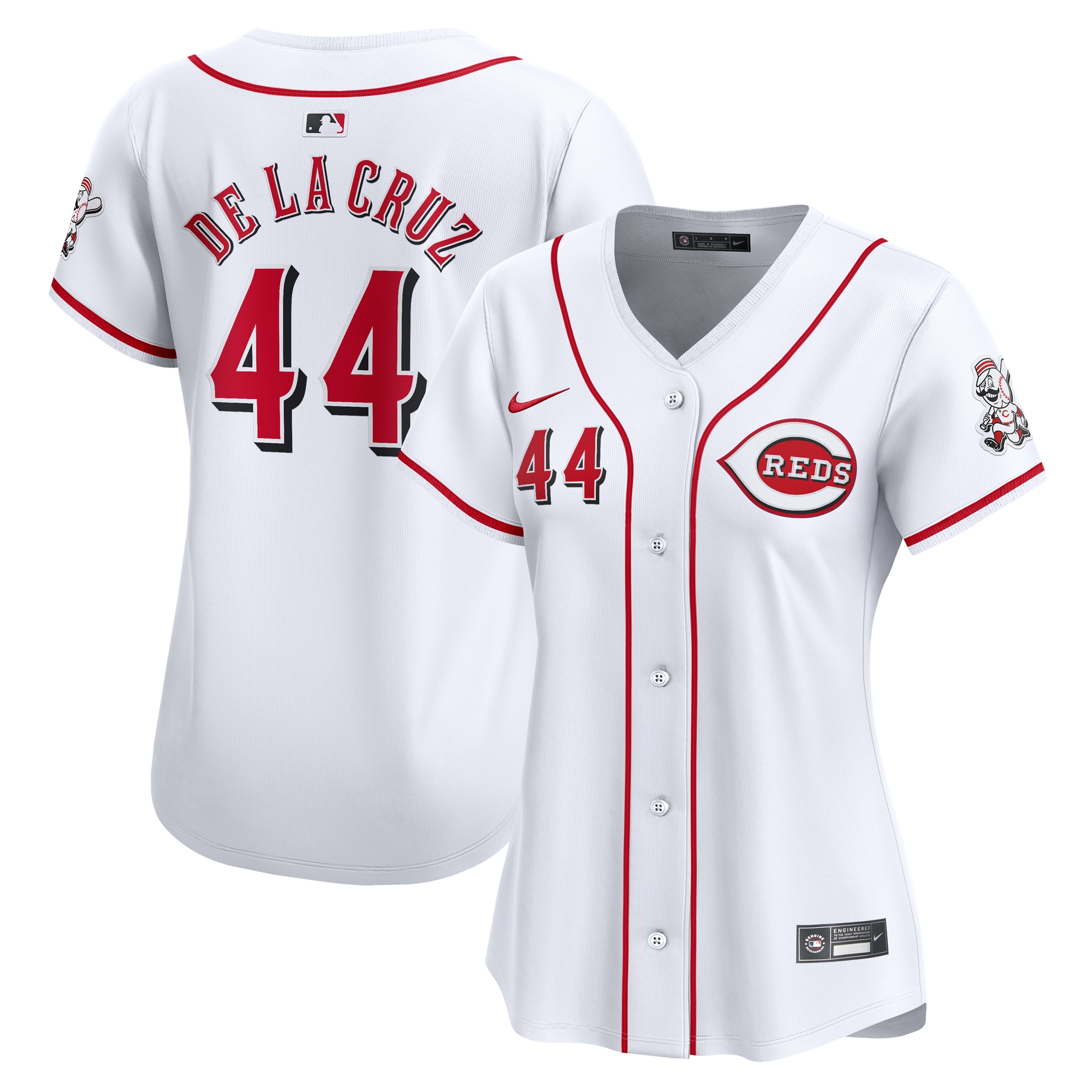 Elly De La Cruz Cincinnati Reds Women's Home Limited Player Jersey – White