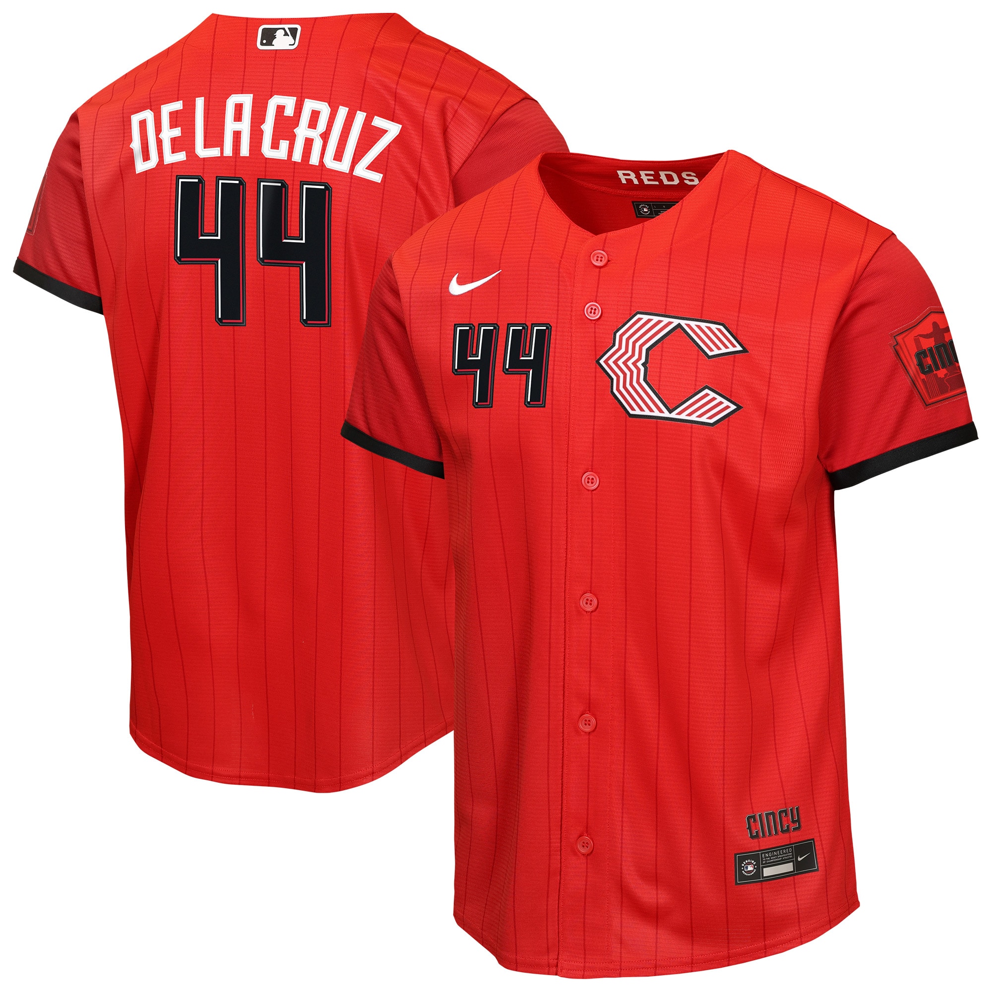 Elly De La Cruz Cincinnati Reds Youth 2026 City Connect Stadium Jersey - Red