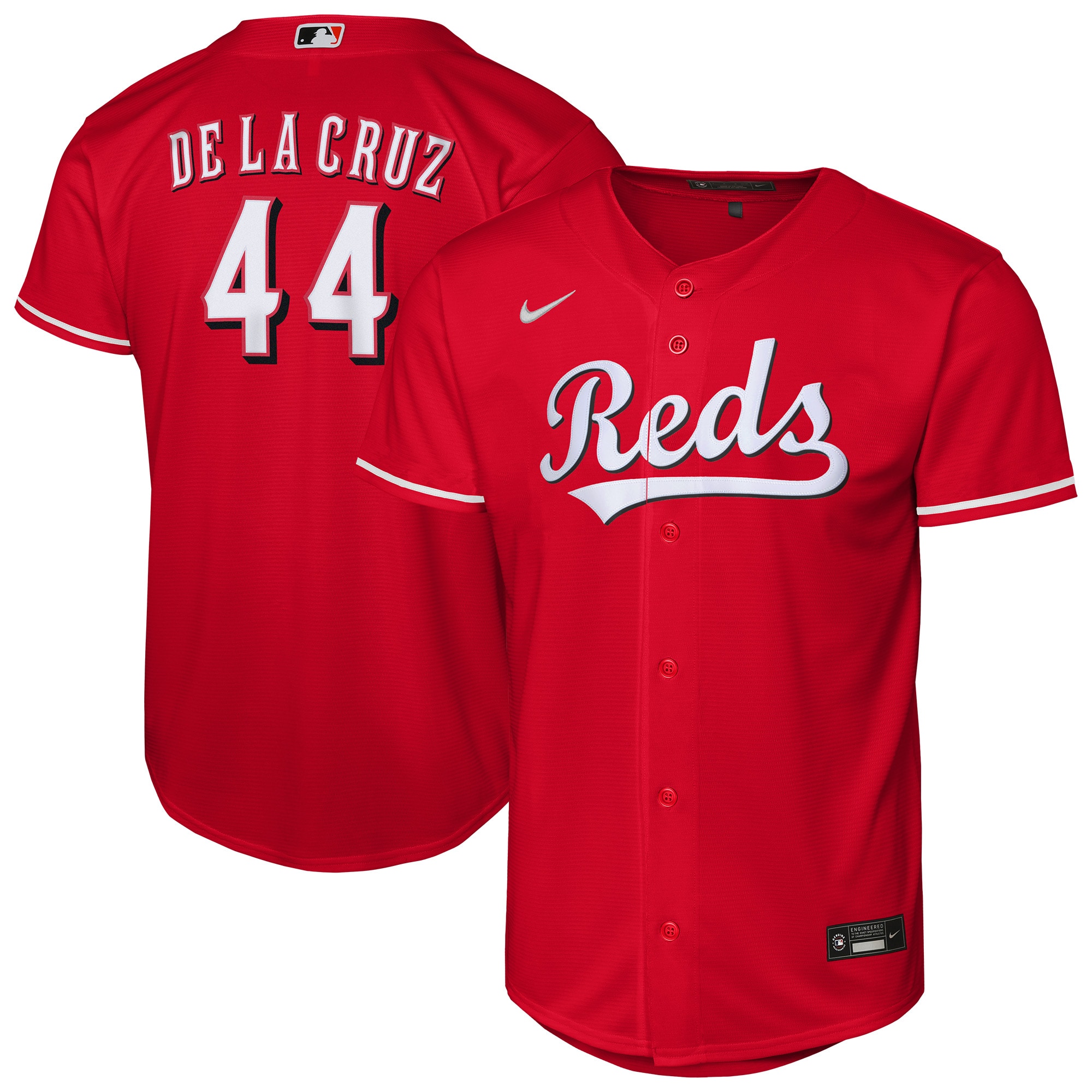Elly De La Cruz Cincinnati Reds Youth Alternate Jersey - Red
