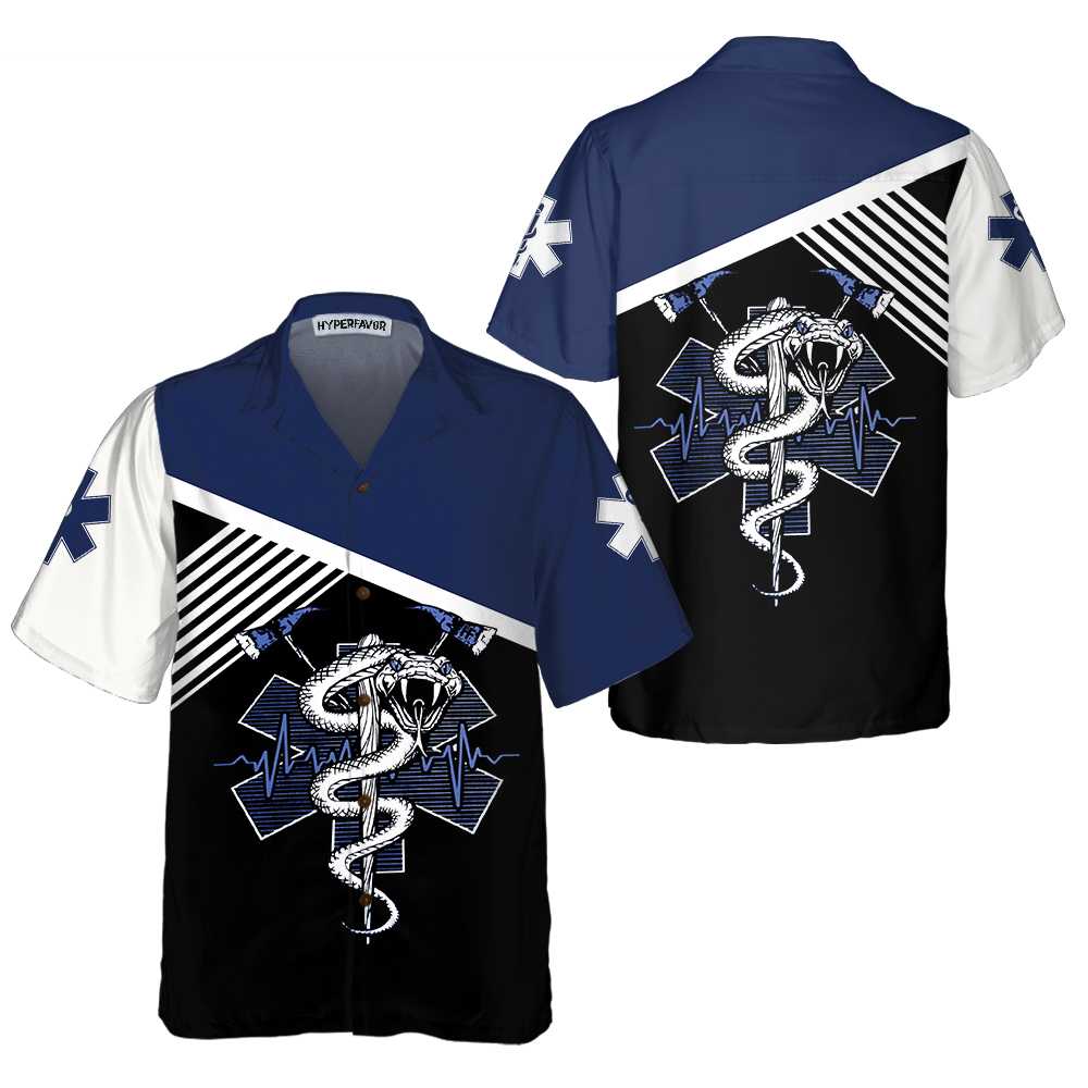 EMS Paramedic Hawaiian Shirt, Funny Parademic Shirt For Men, Paramedic Gift Ideas