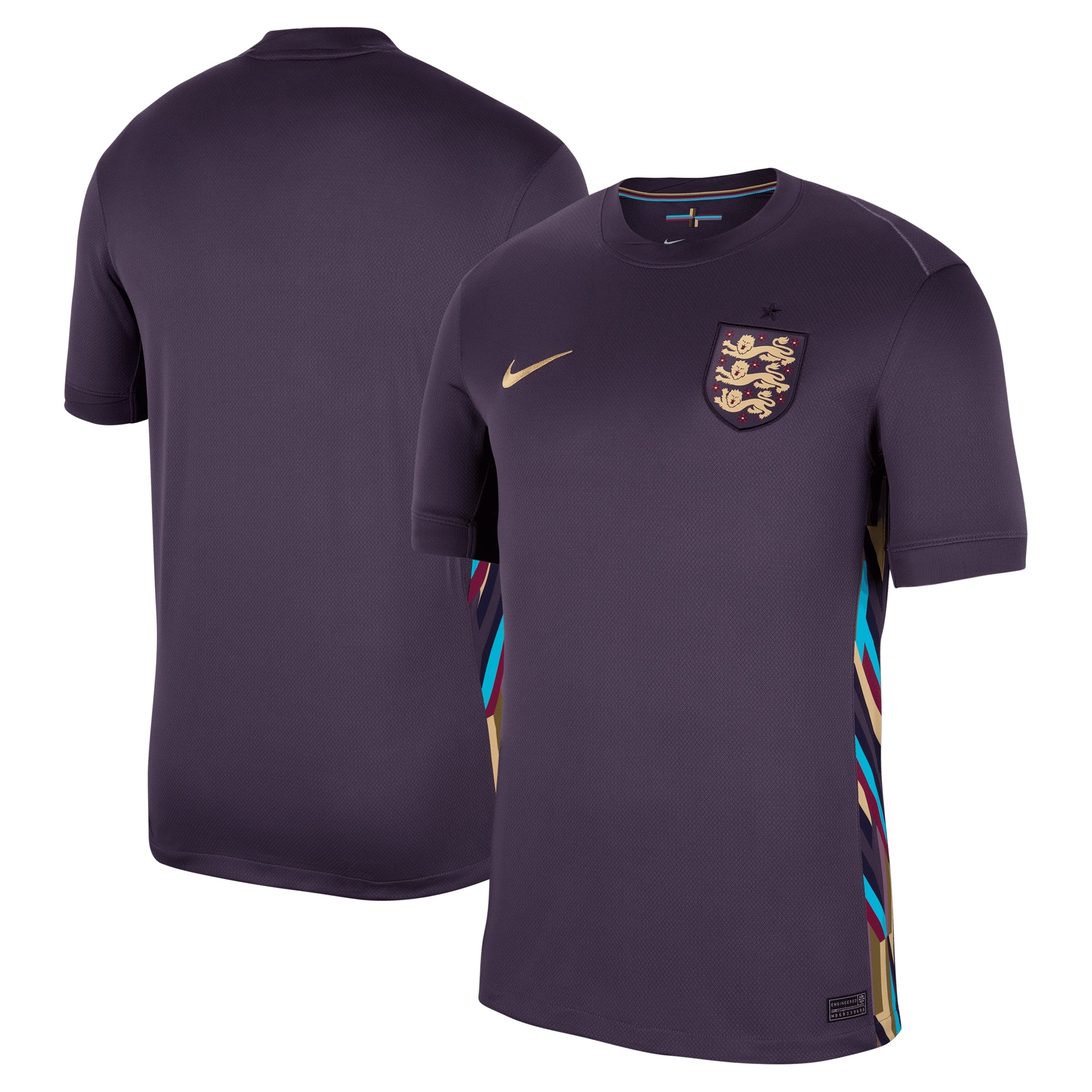 England Dark Purple Jersey - Nike - 2024 Away Kit