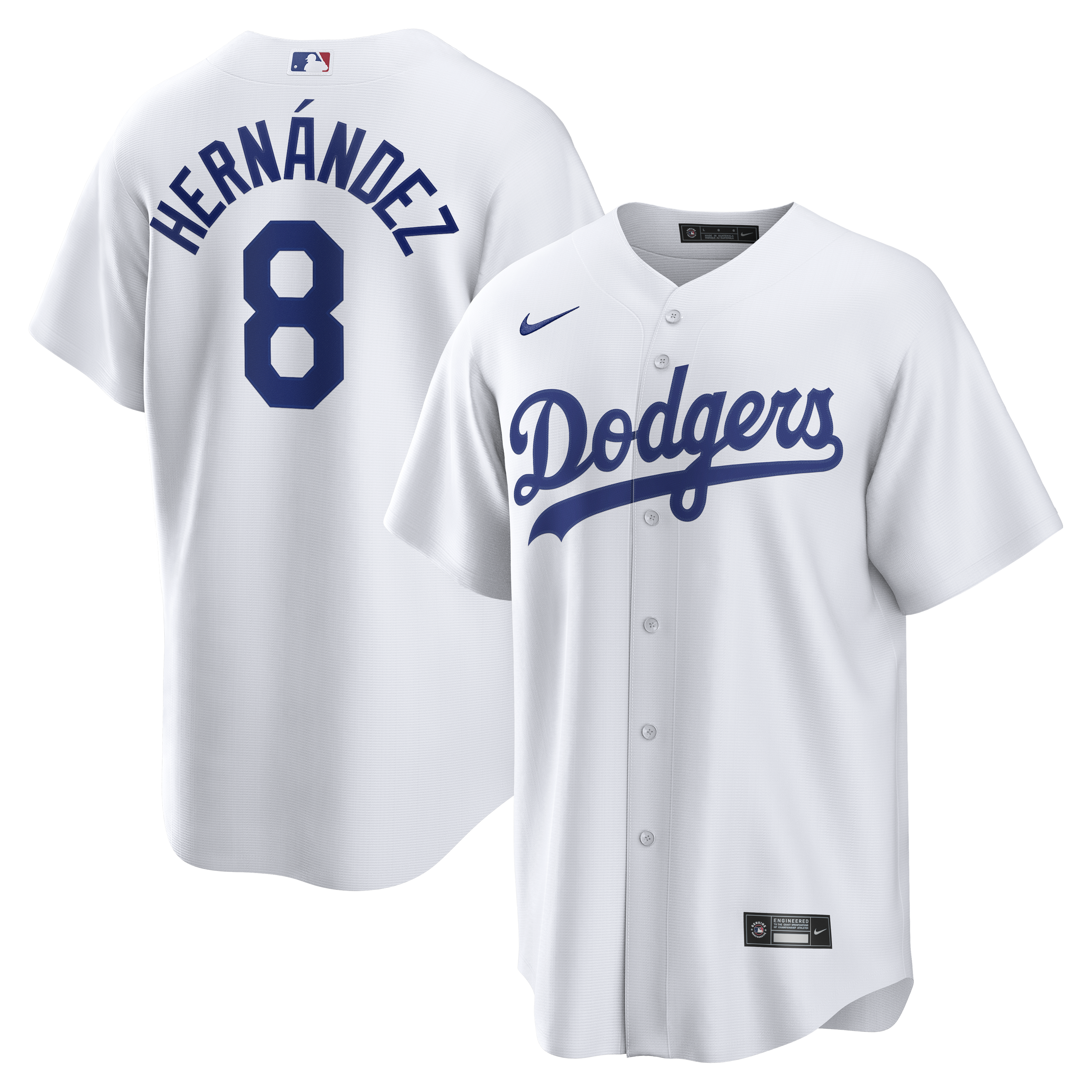 Enrique Hernández Los Angeles Dodgers Home Jersey - White