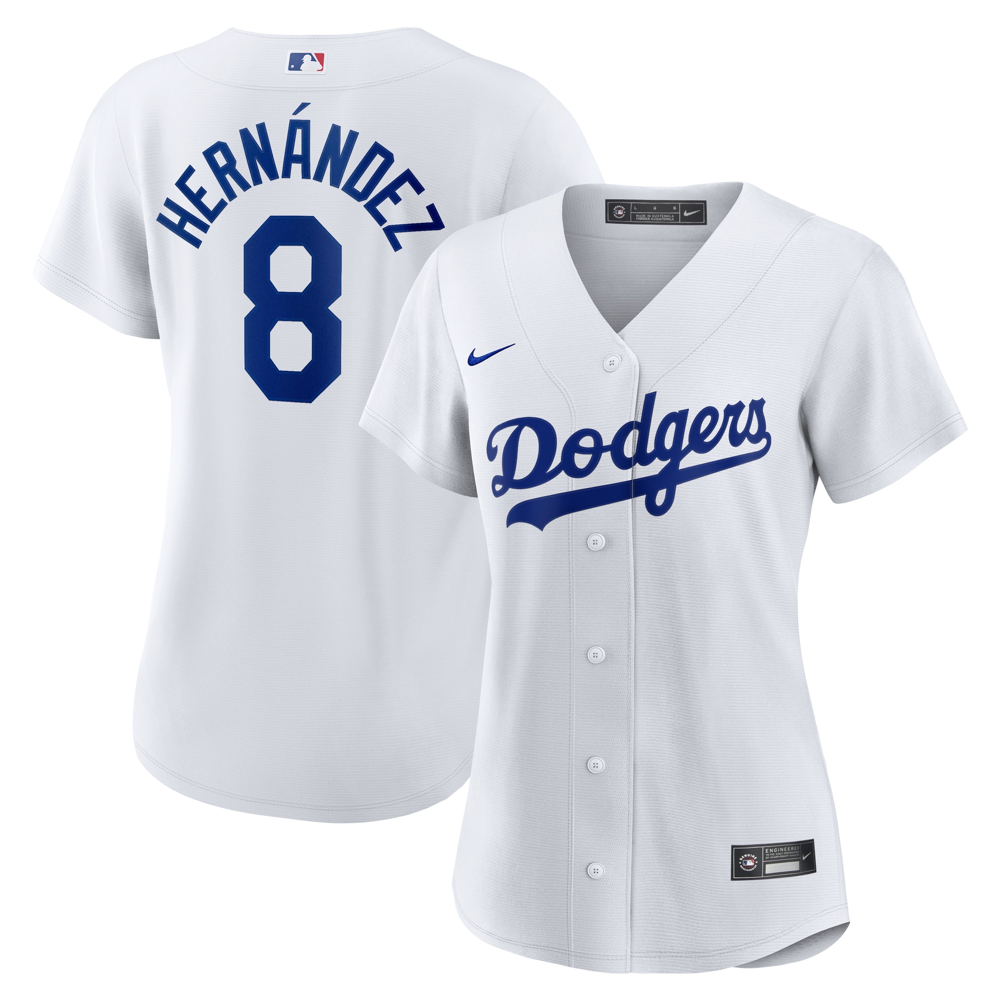 Enrique Hernández Los Angeles Dodgers Women's Home Jersey - White