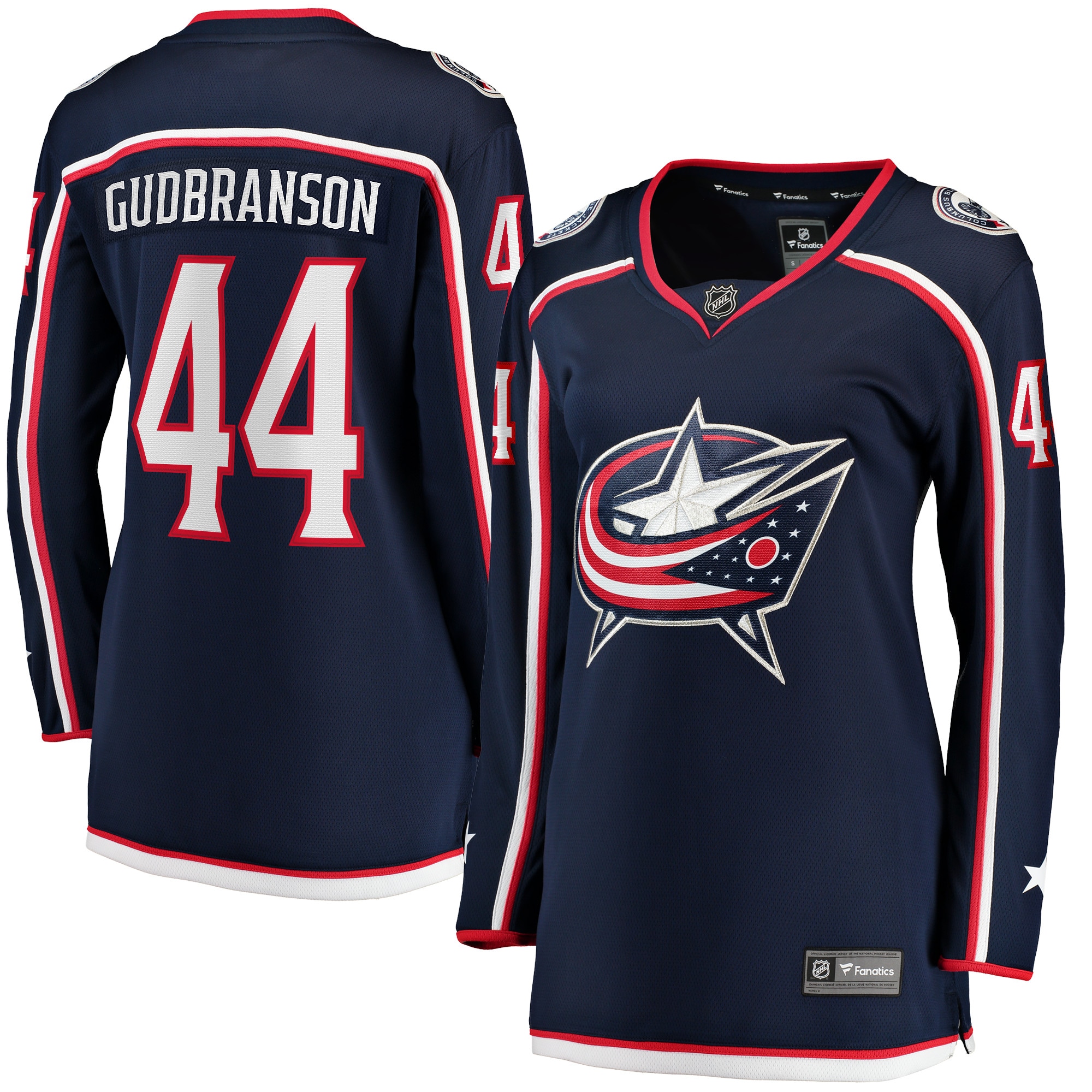 Erik Gudbranson Columbus Blue Jackets Fanatics Women's Home Breakaway Player Jersey - Navy