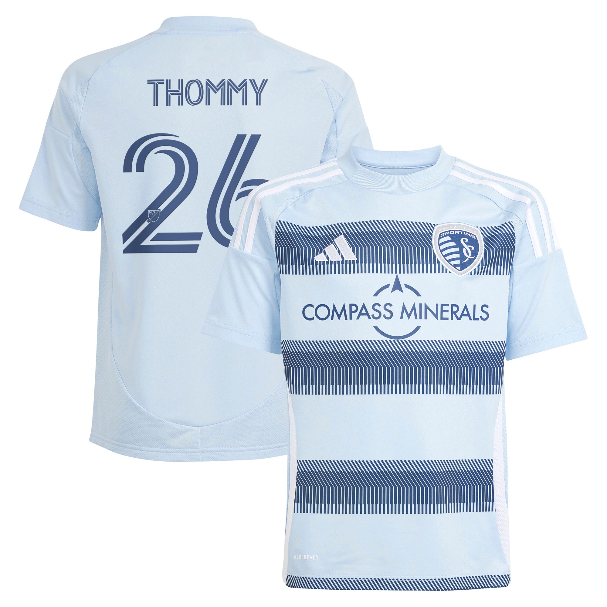 Erik Thommy Sporting Kansas City Youth 2025 One KC Player Jersey - Light Blue