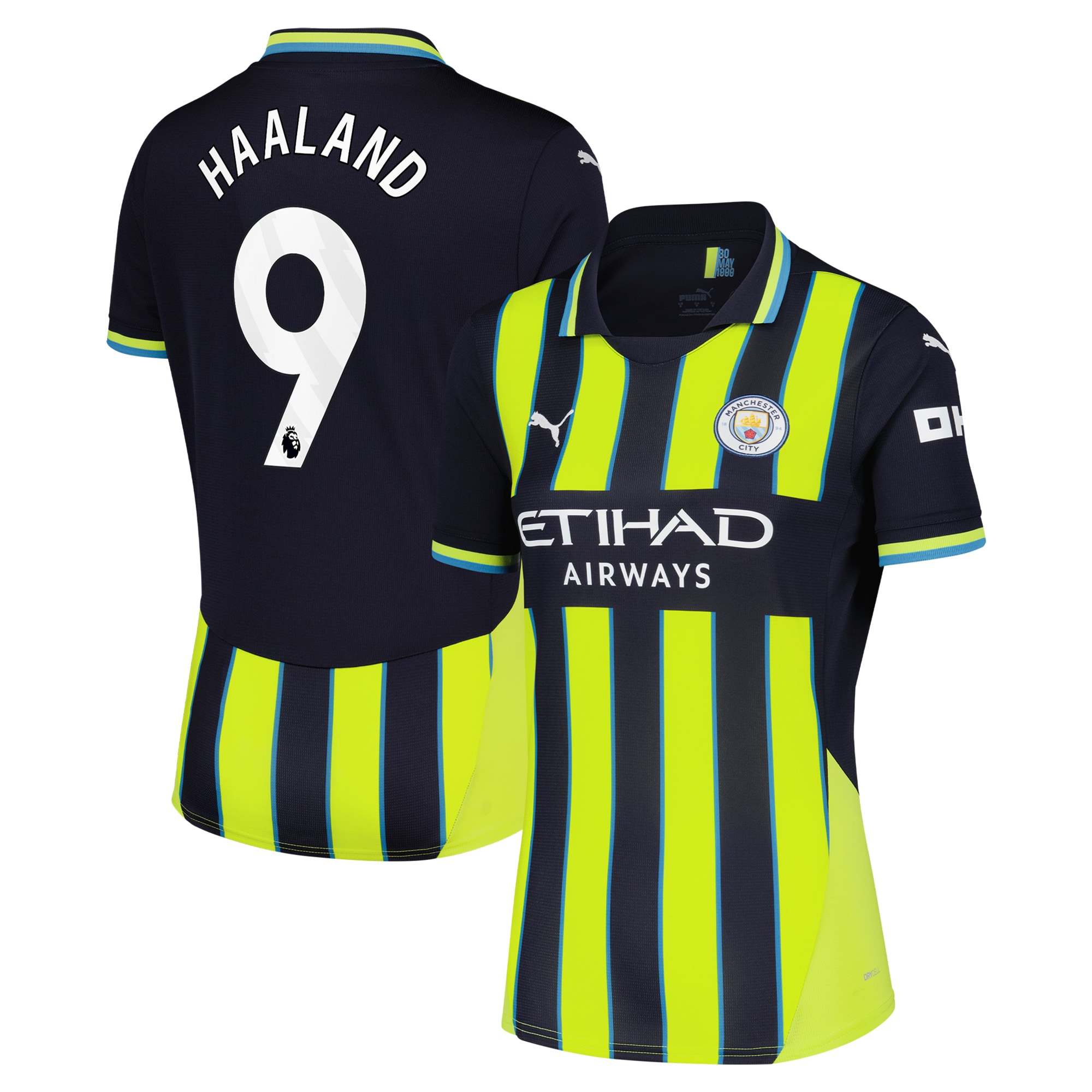 Erling Haaland Manchester City Puma Women's 2024/25 Away Player Jersey