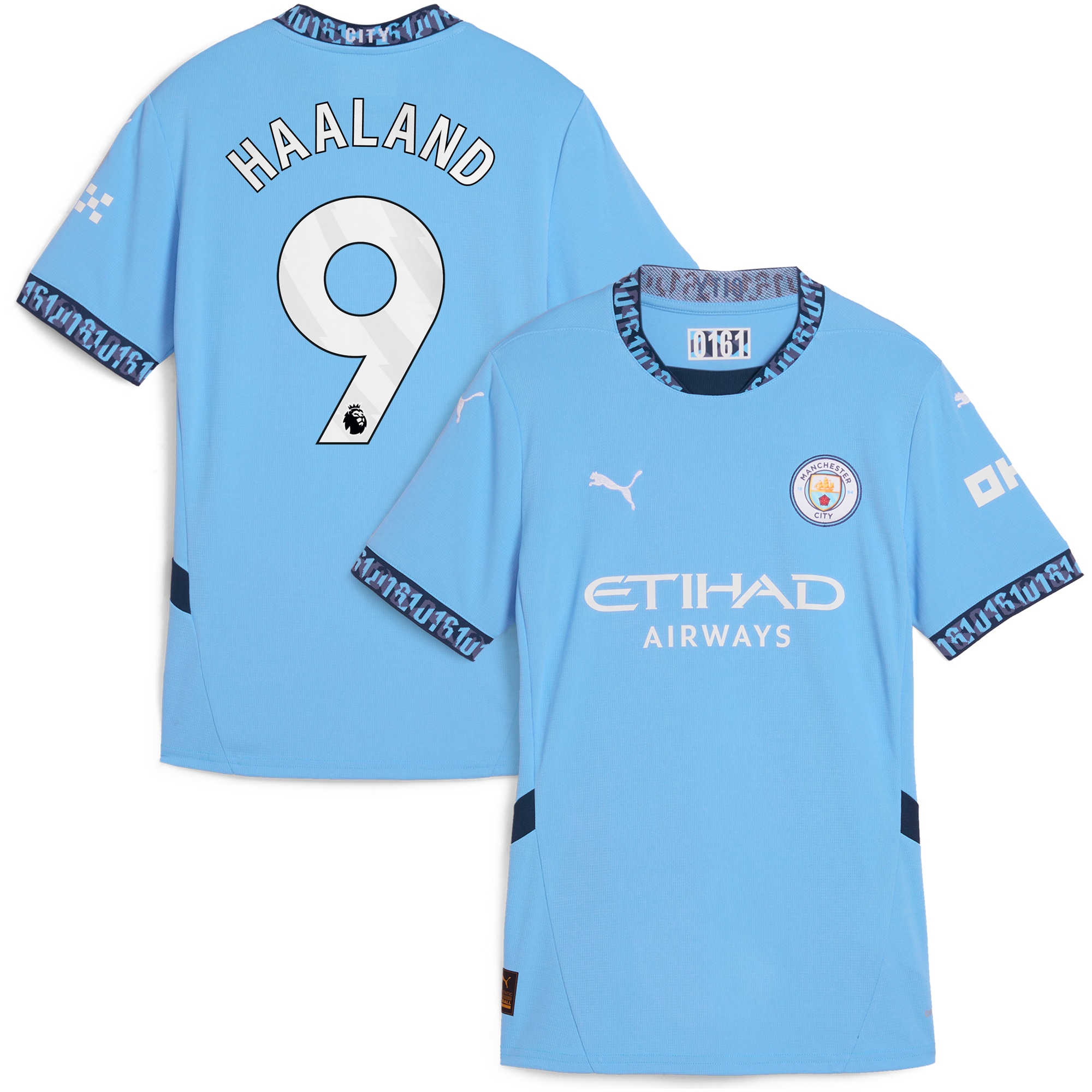 Erling Haaland Manchester City Puma Women's 2024/25 Home Player Jersey