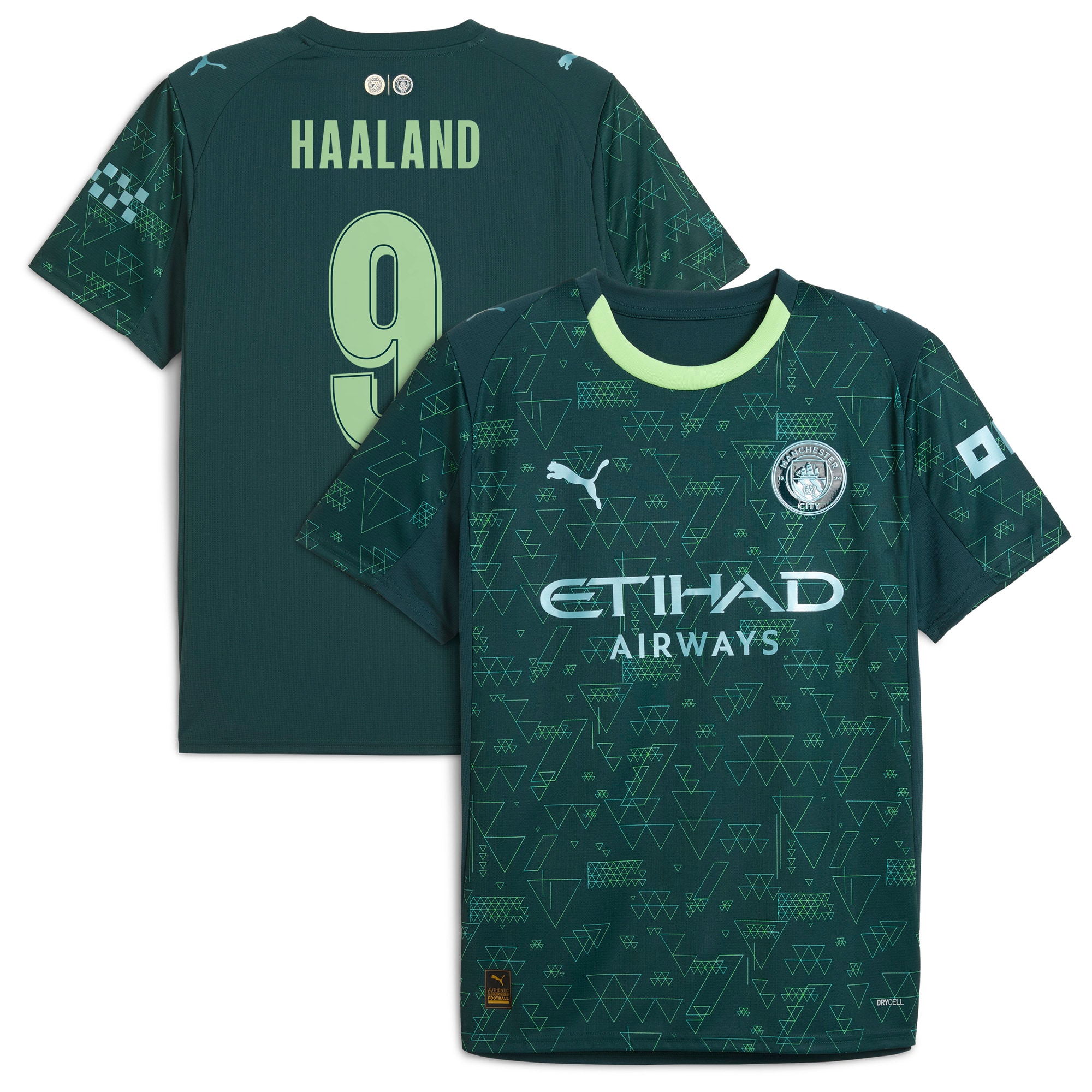 Erling Haaland Manchester City Puma x EA SPORTS FC 2025/26 Fourth Jersey - Green