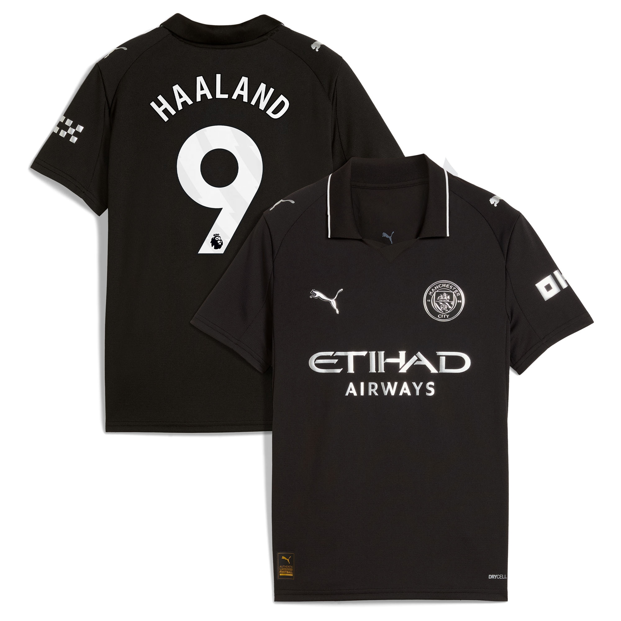 Erling Haaland Manchester City Puma Youth 2025/26 Away Player Jersey