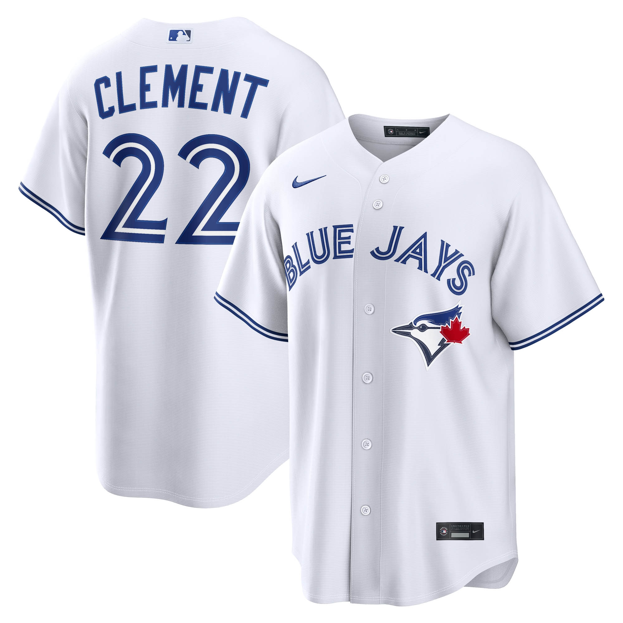 Ernie Clement Toronto Blue Jays Home Jersey - White