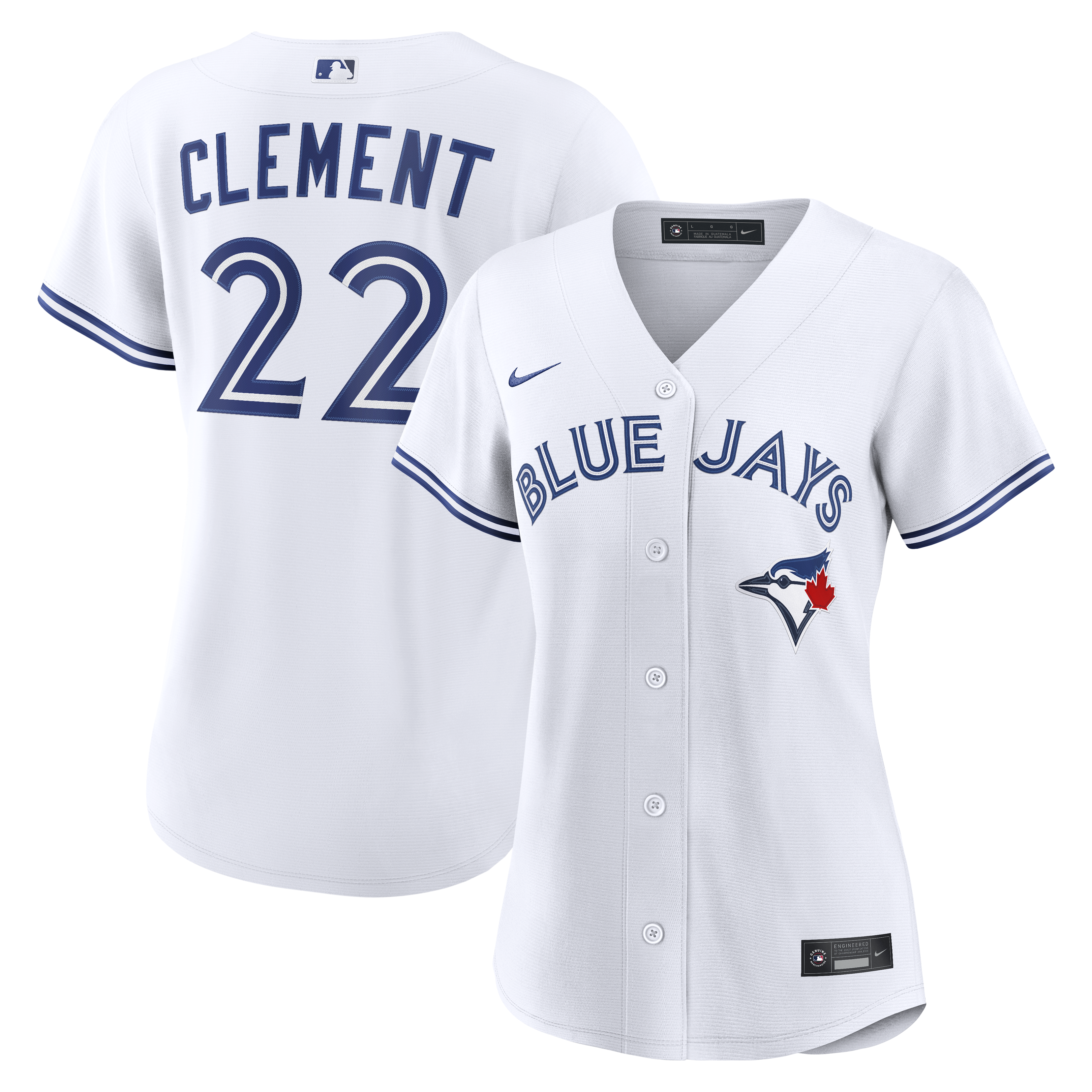 Ernie Clement Toronto Blue Jays Women's Home Jersey - White