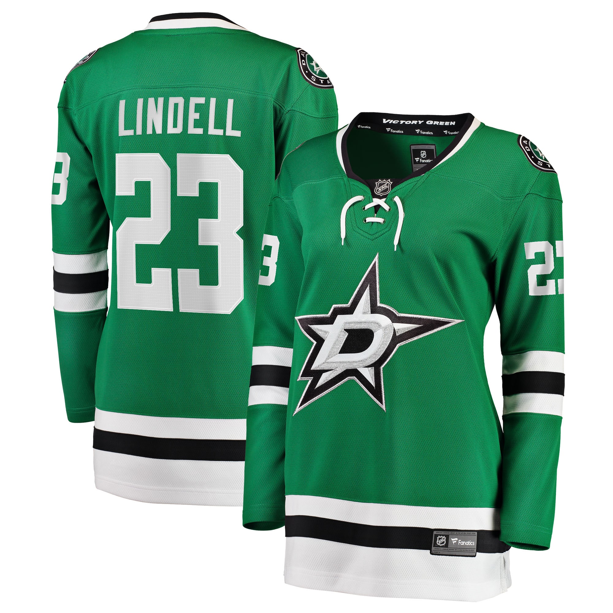 Esa Lindell Dallas Stars Fanatics Women's Breakaway Player Jersey - Kelly Green