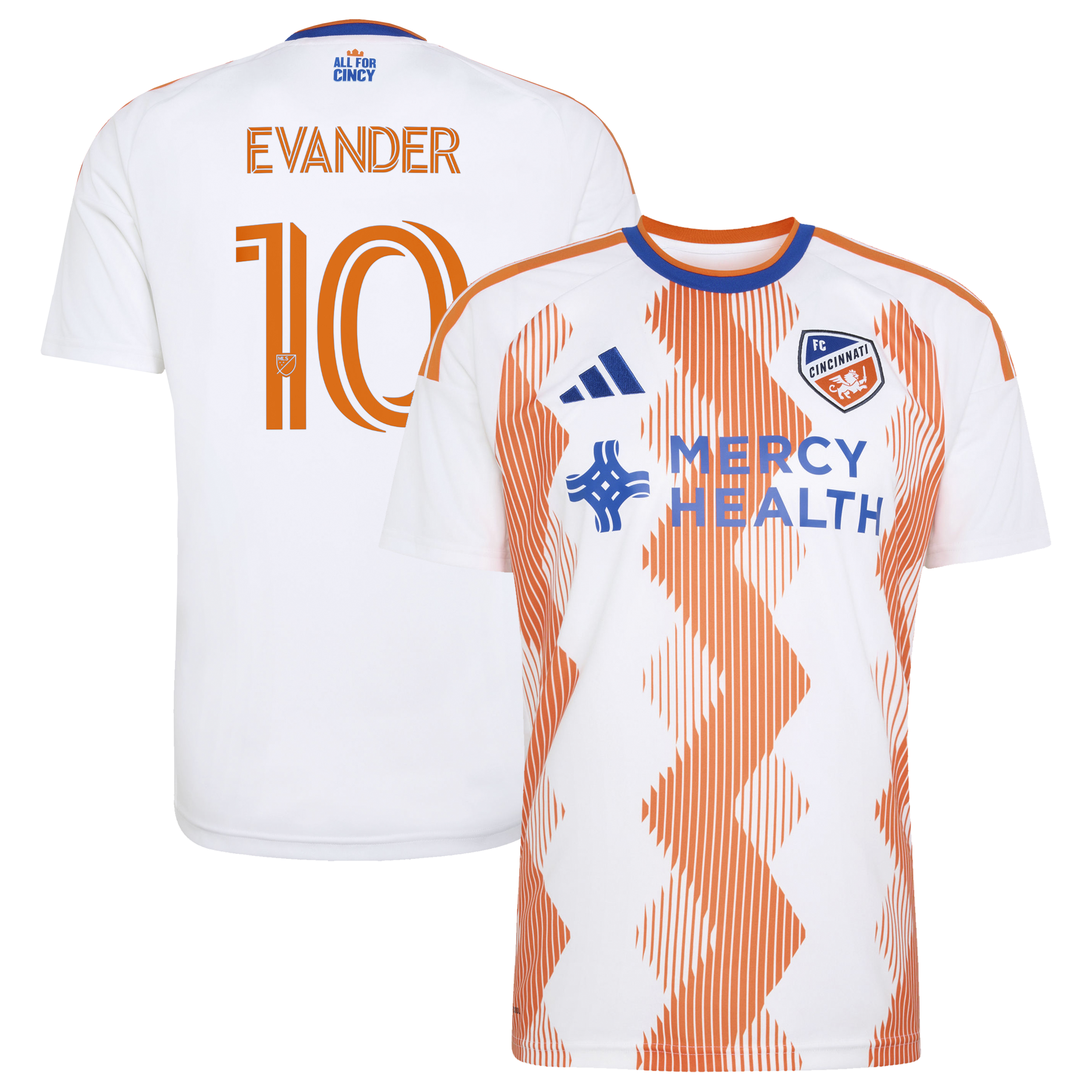 Evander da Silva Ferreira FC Cincinnati 2026 The Seven Hills Kit Jersey – White