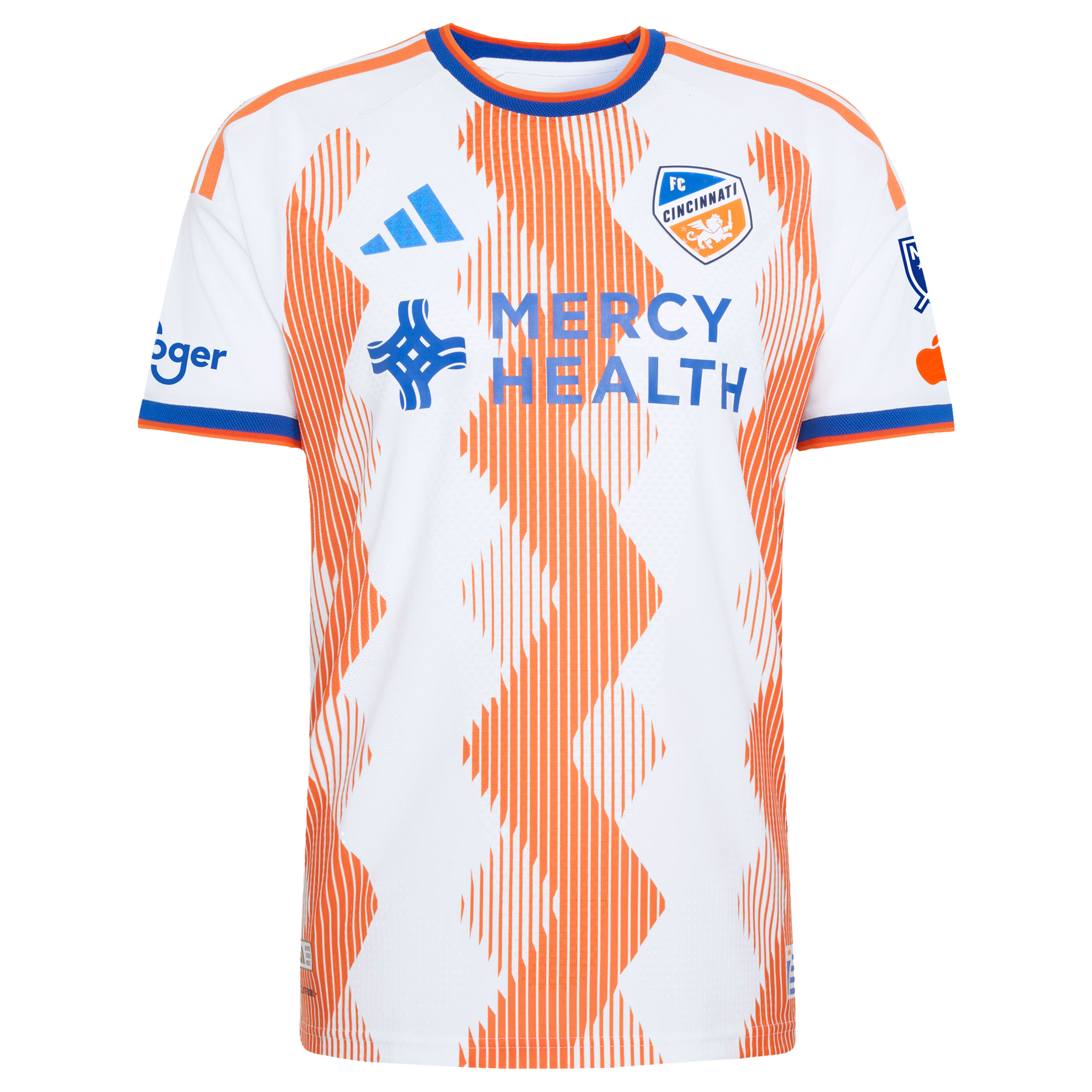 Evander da Silva Ferreira FC Cincinnati 2026 The Seven Hills Kit On-Field Patch Jersey – White