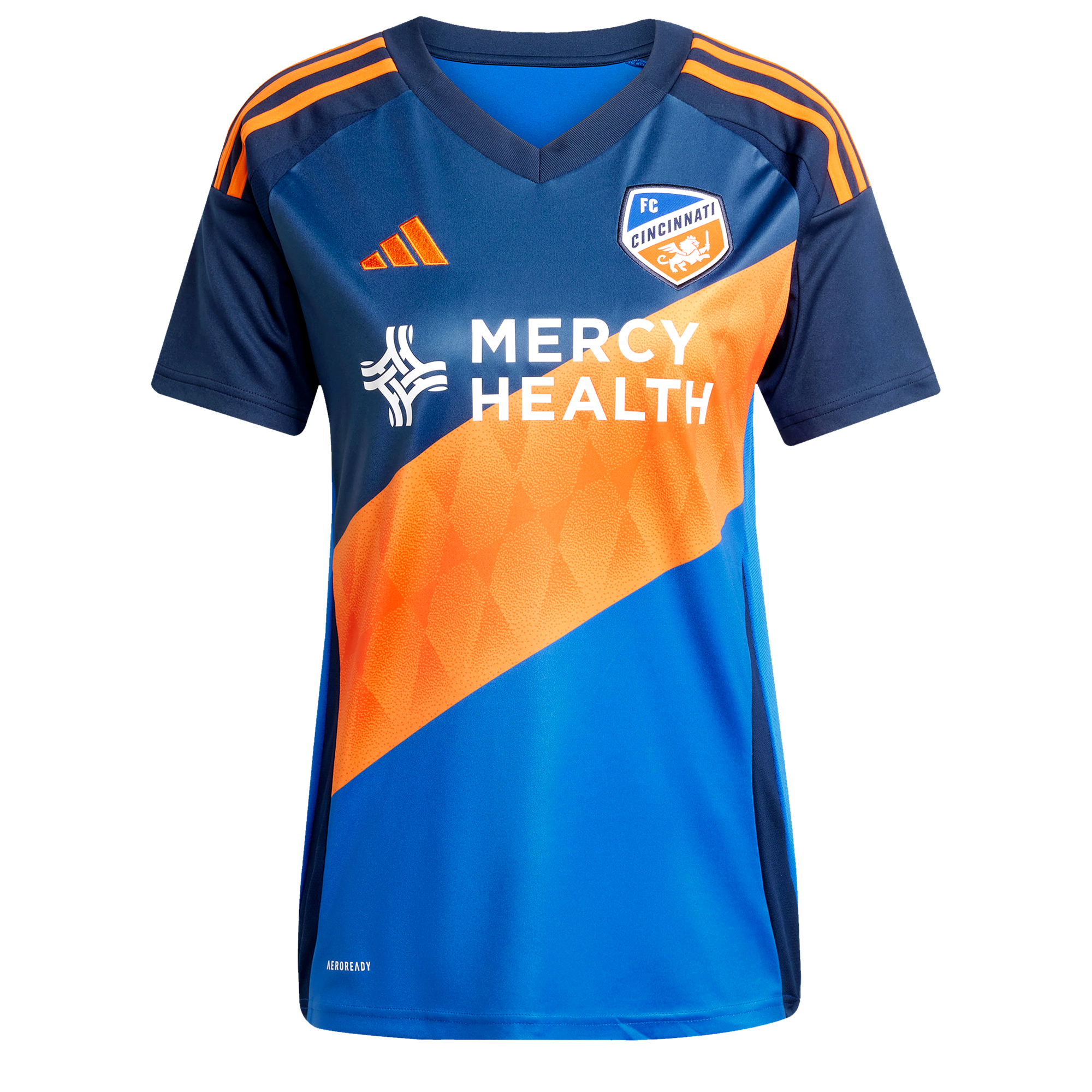 Evander da Silva Ferreira FC Cincinnati Women’s 2025 Orange and Blue Legacy Kit Jersey – Blue