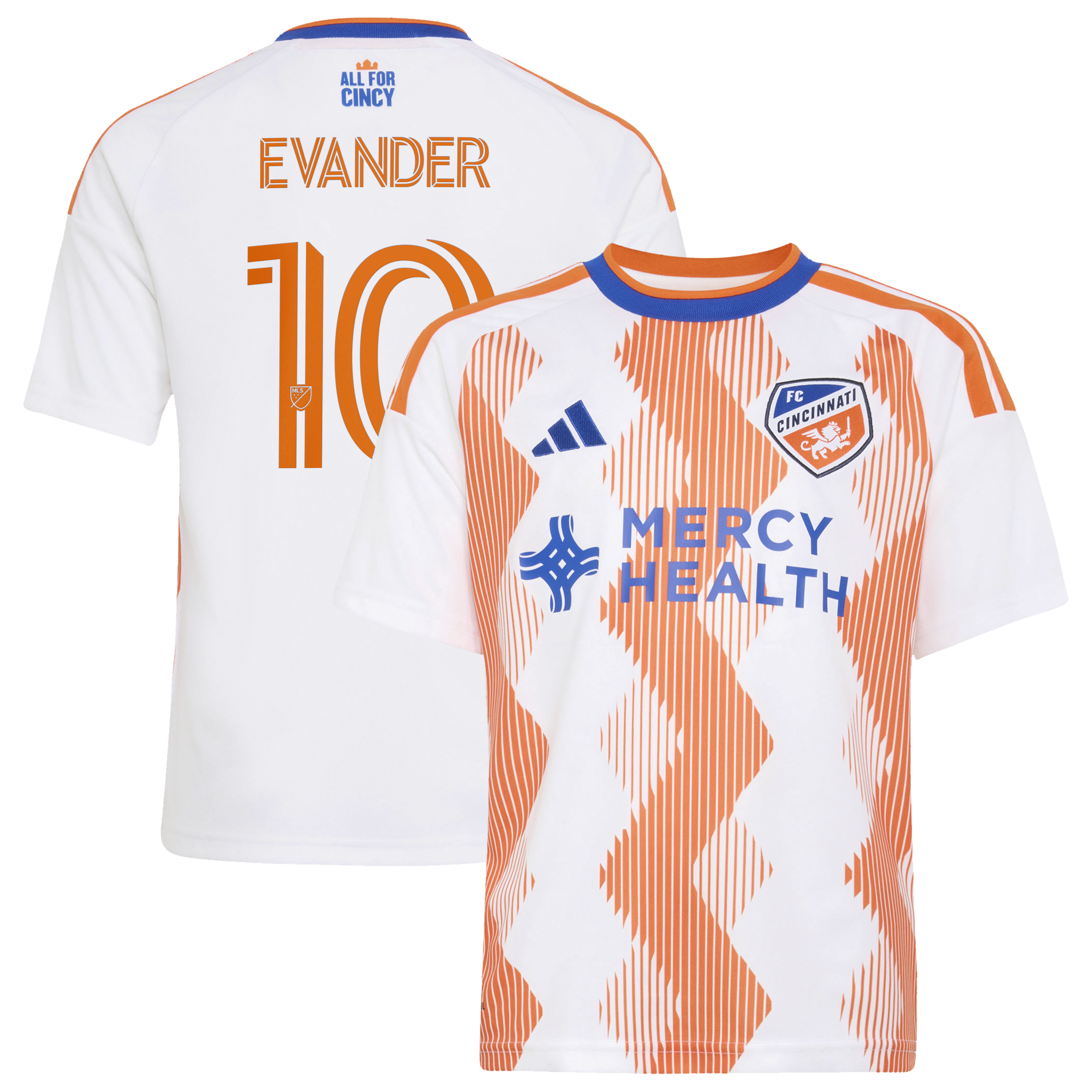 Evander da Silva Ferreira FC Cincinnati Youth 2026 The Seven Hills Kit Jersey - White