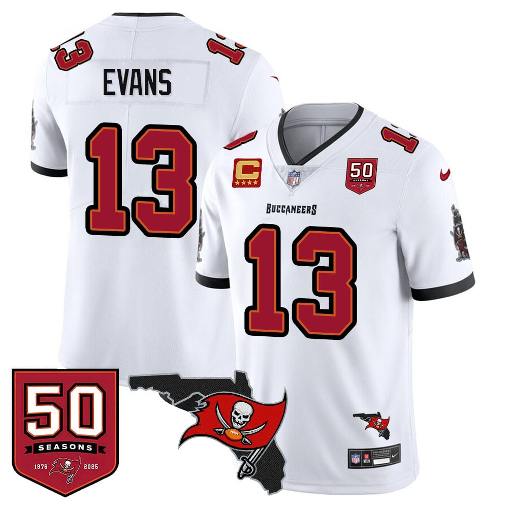 Evans Buccaneers 50th Jersey - Evans Buccaneers 50th Season Jersey