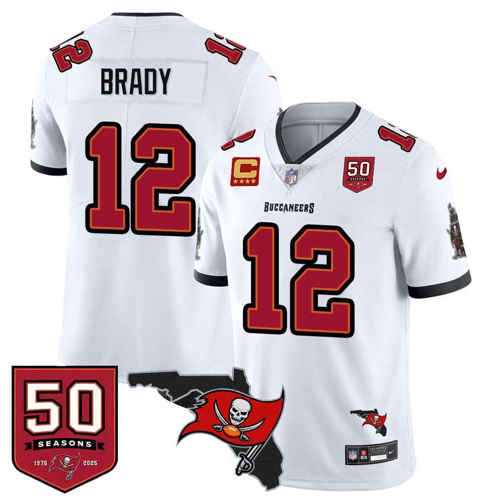 Alternative view of Evans Buccaneers 50th Jersey - Evans Buccaneers 50th Season Jersey