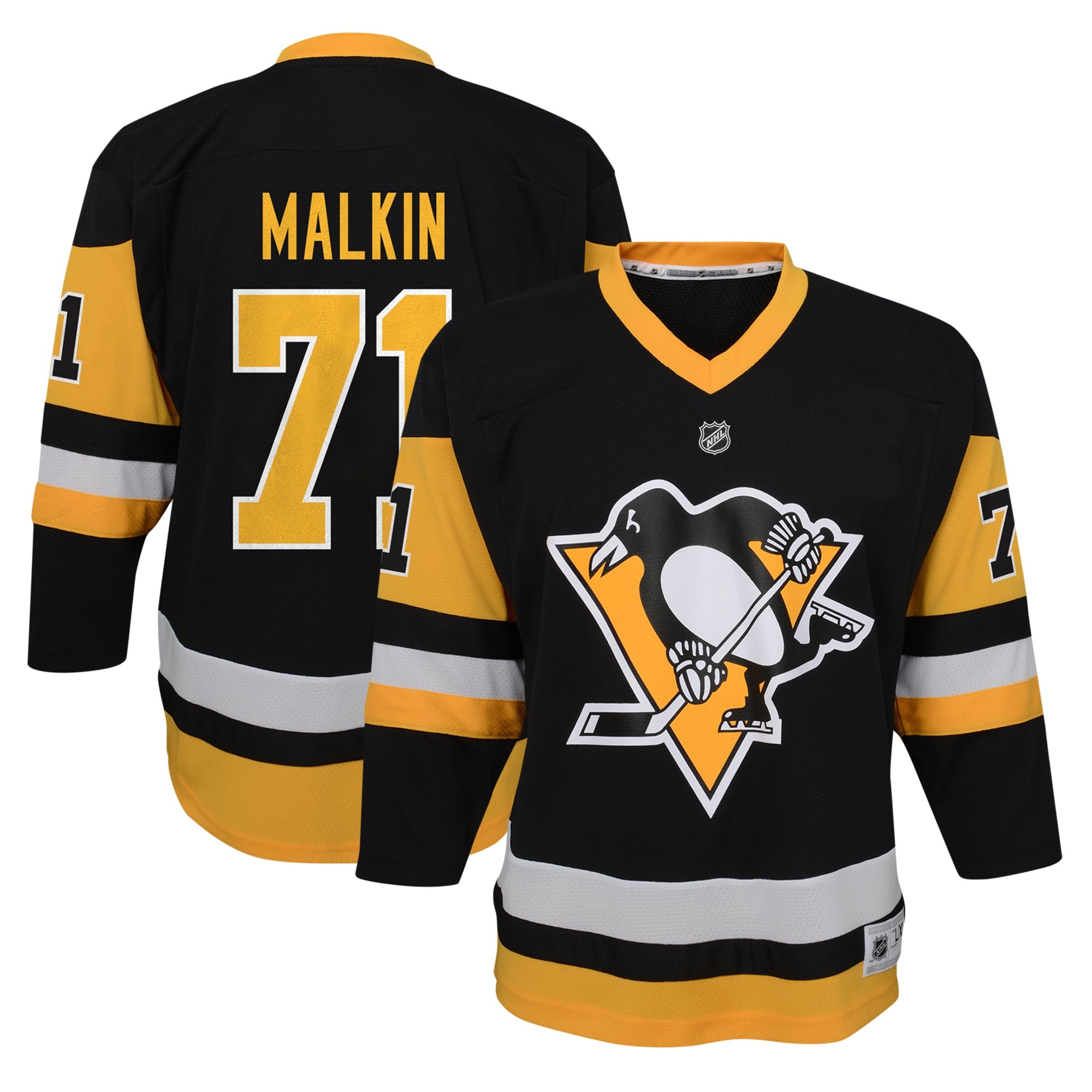 Evgeni Malkin Pittsburgh Penguins Youth Home Player Jersey - Black