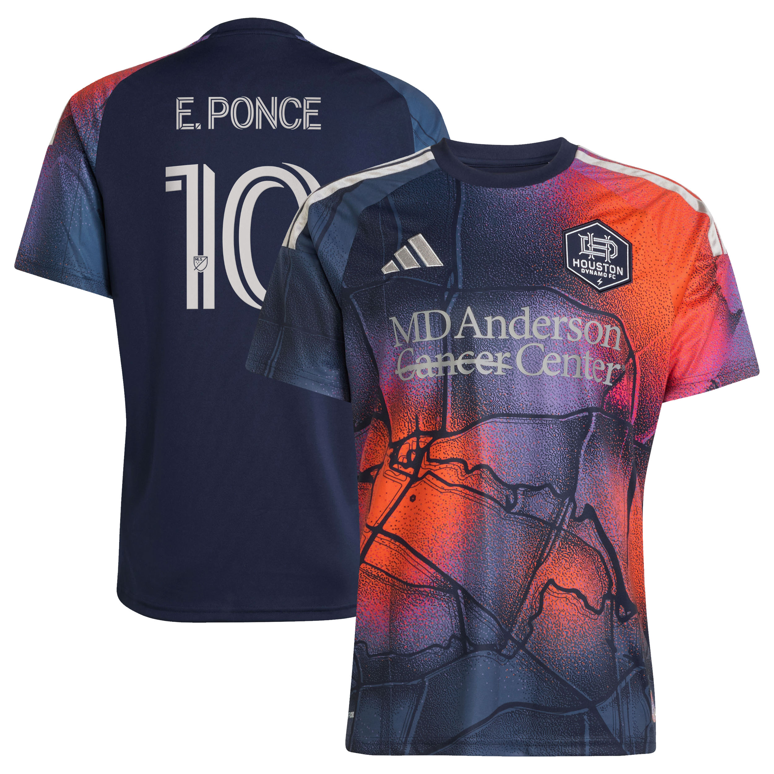 Ezequiel Ponce Houston Dynamo FC 2026 Mission Control Jersey – Blue