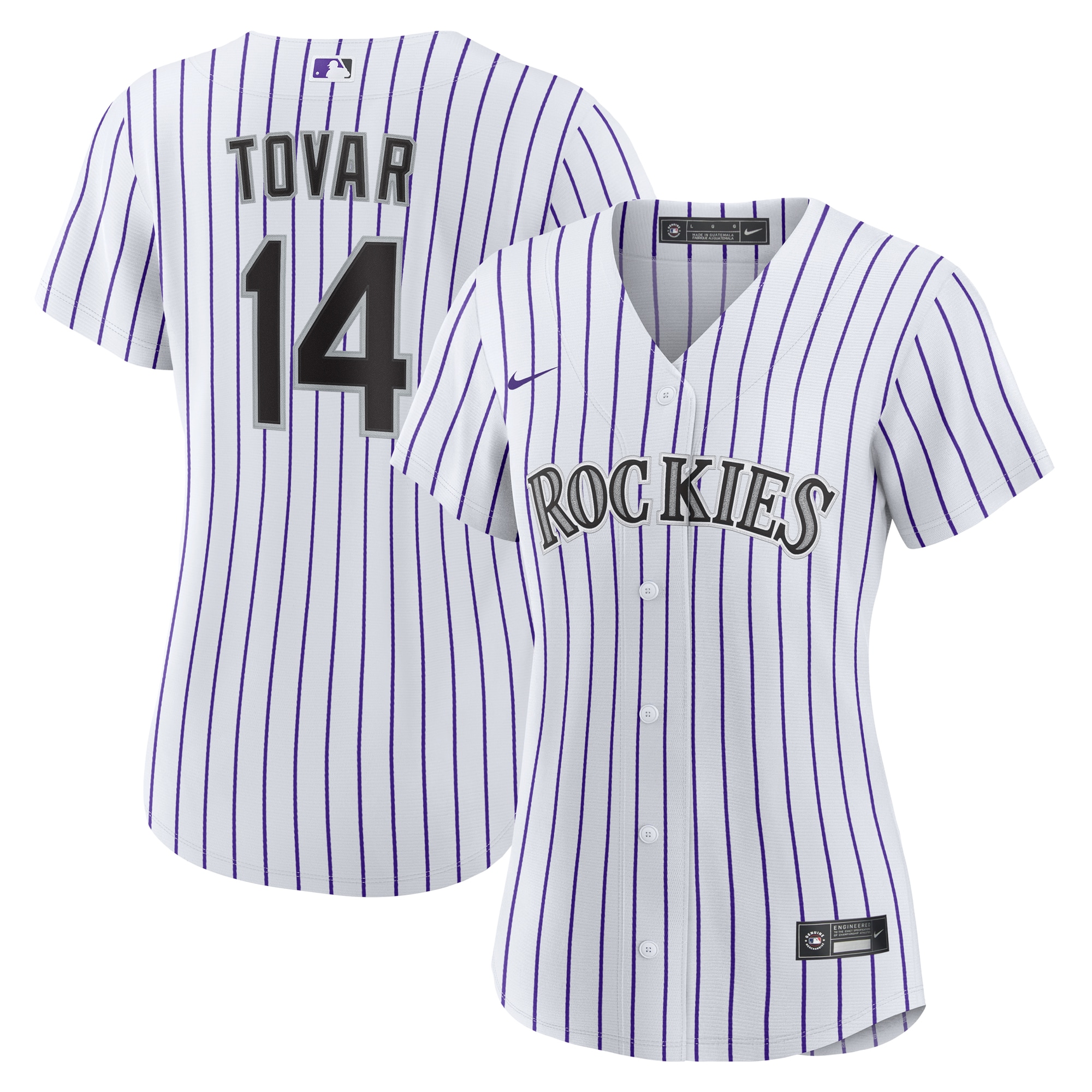Ezequiel Tovar Colorado Rockies Women's Home Jersey - White