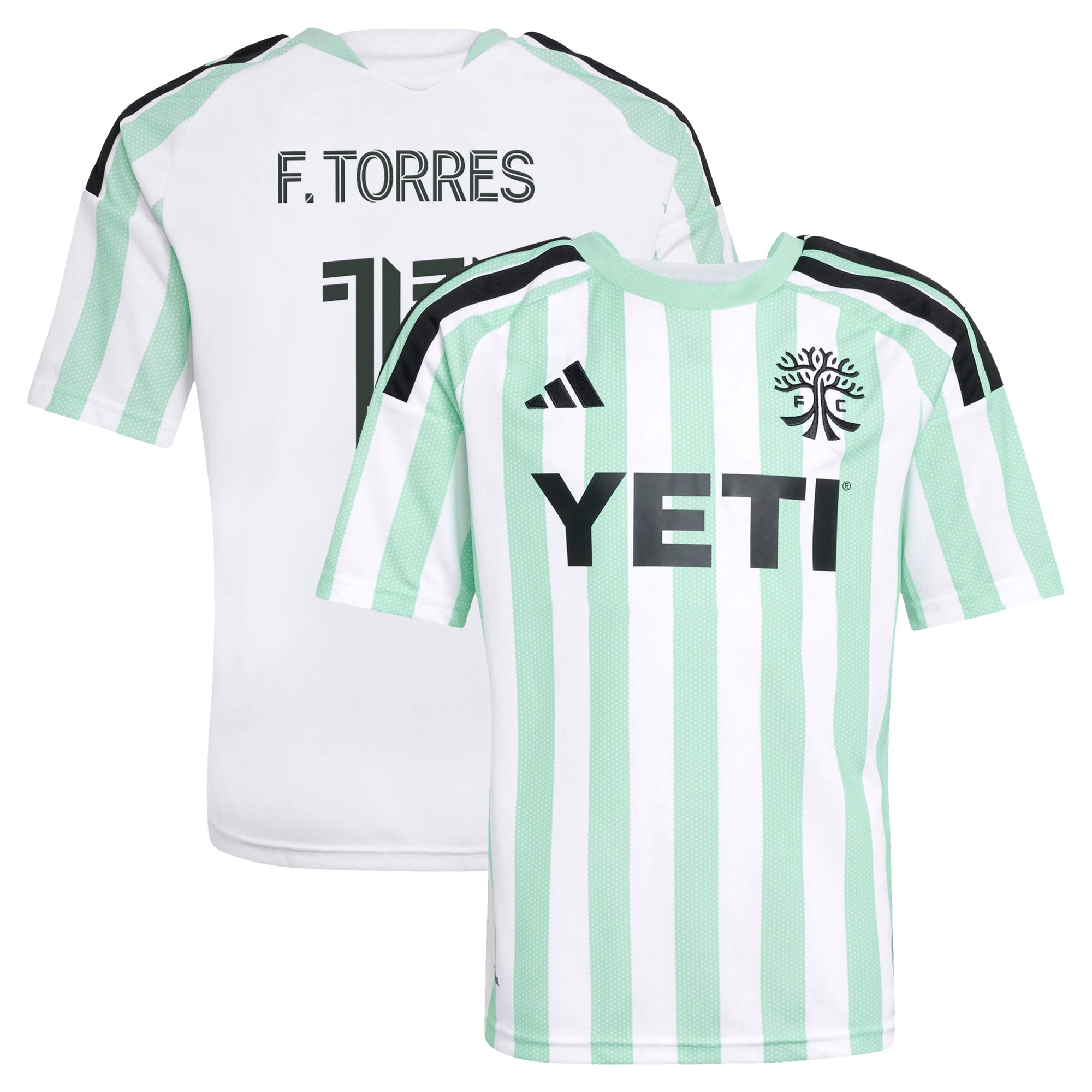 Facundo Torres Austin FC Youth 2026 The Rooted Kit Jersey - White