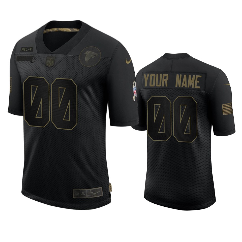 Falcons Black Gold Custom Jersey - Nike - NFL Limited Edition
