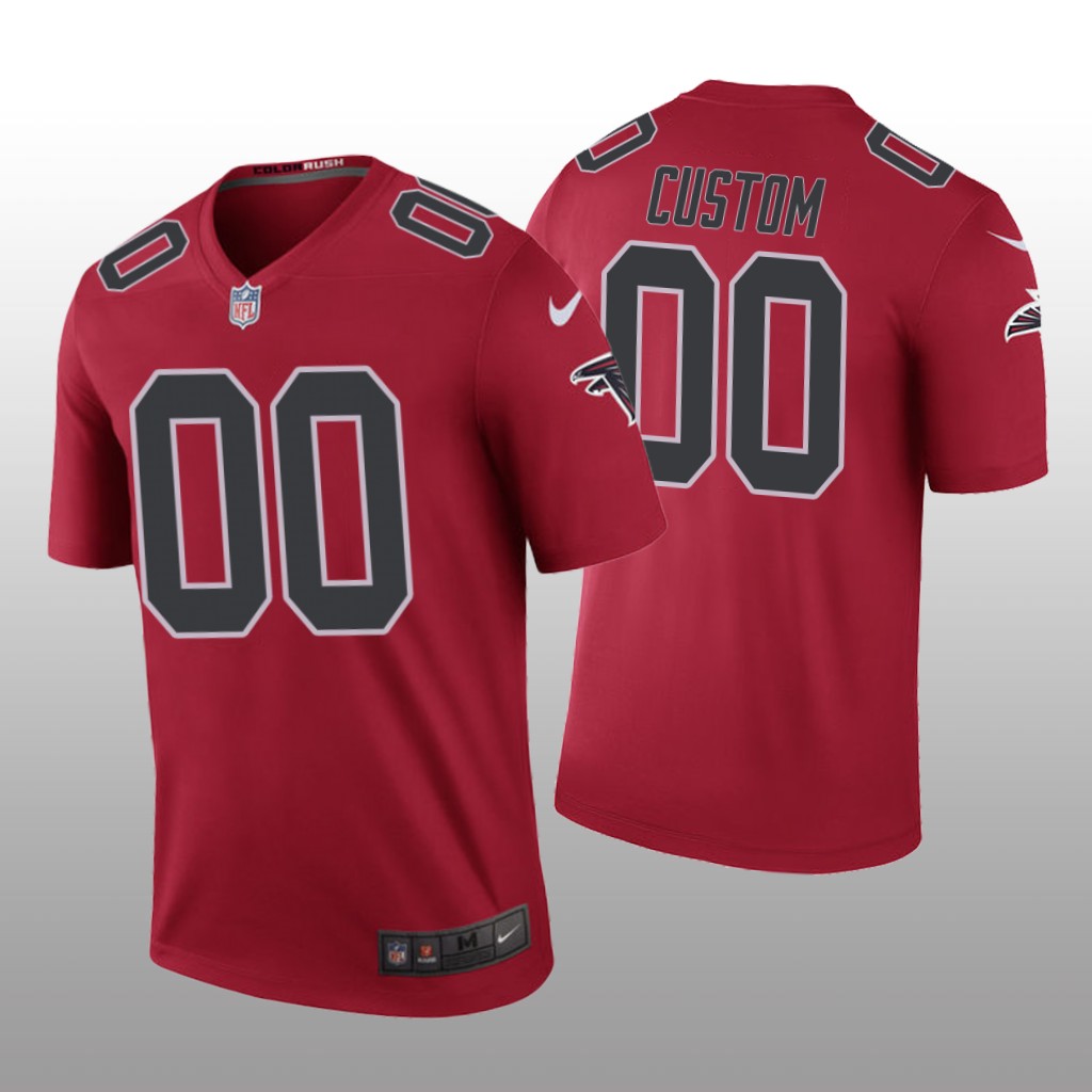 Falcons Red Custom Jersey - Nike NFL Game Edition
