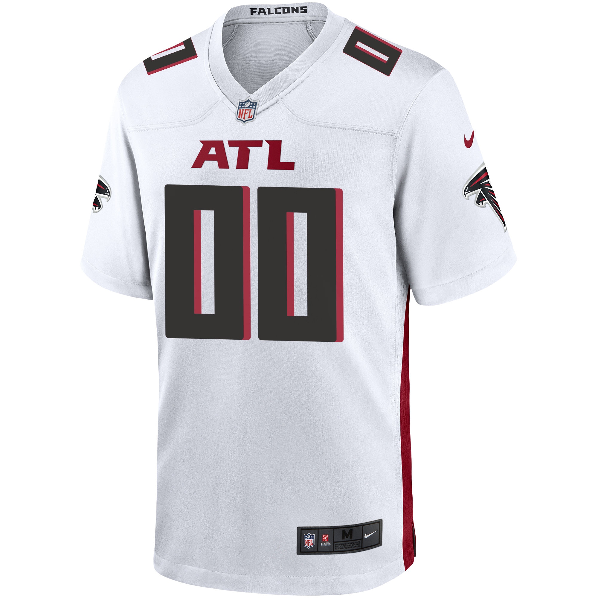 Alternative view of Falcons White Alternate Jersey - Nike - Custom NFL Gear