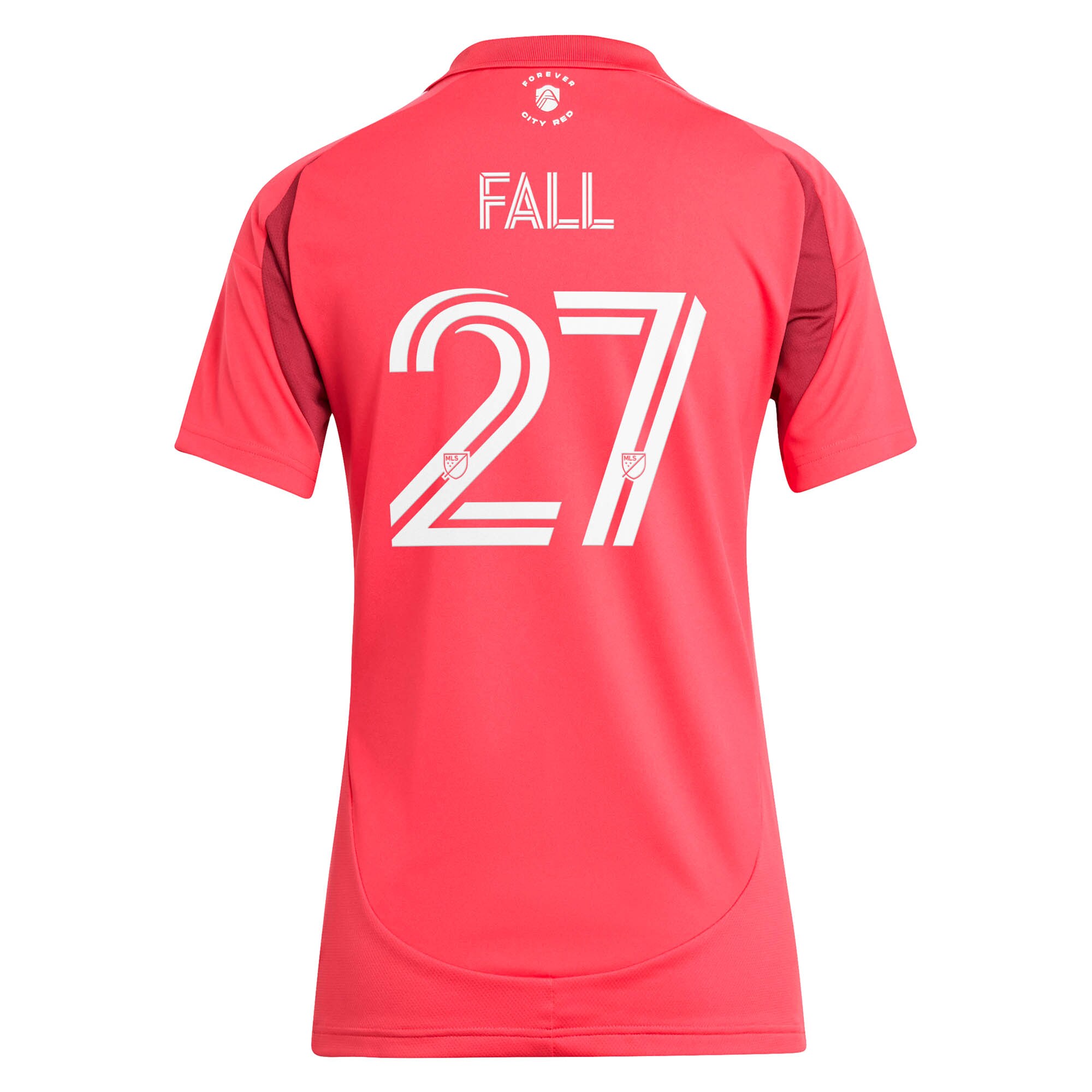 Fallou Fall St. Louis CITY SC Women’s 2025 Forever CITY Red Jersey – Red