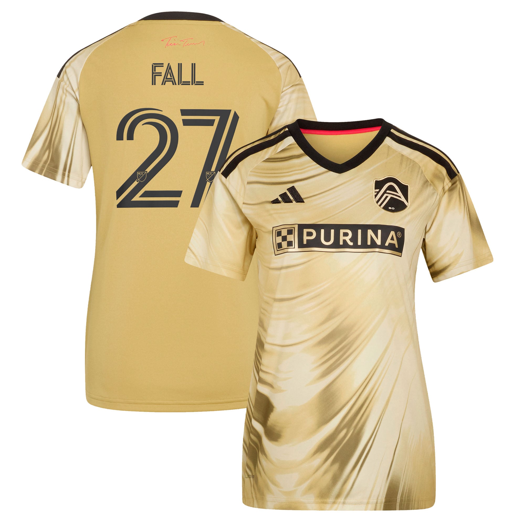 Fallou Fall St. Louis CITY SC Women's 2026 The Tina Turner Kit Jersey - Yellow