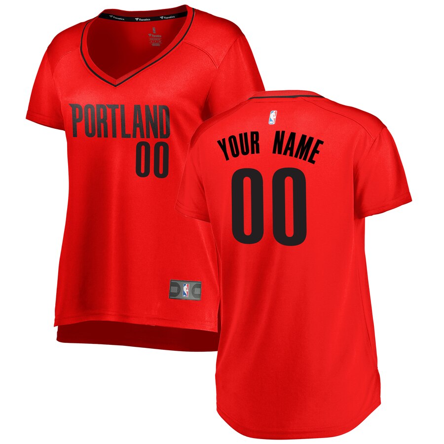 Fanatics Blazers Red Jersey - Personalized Name & Number