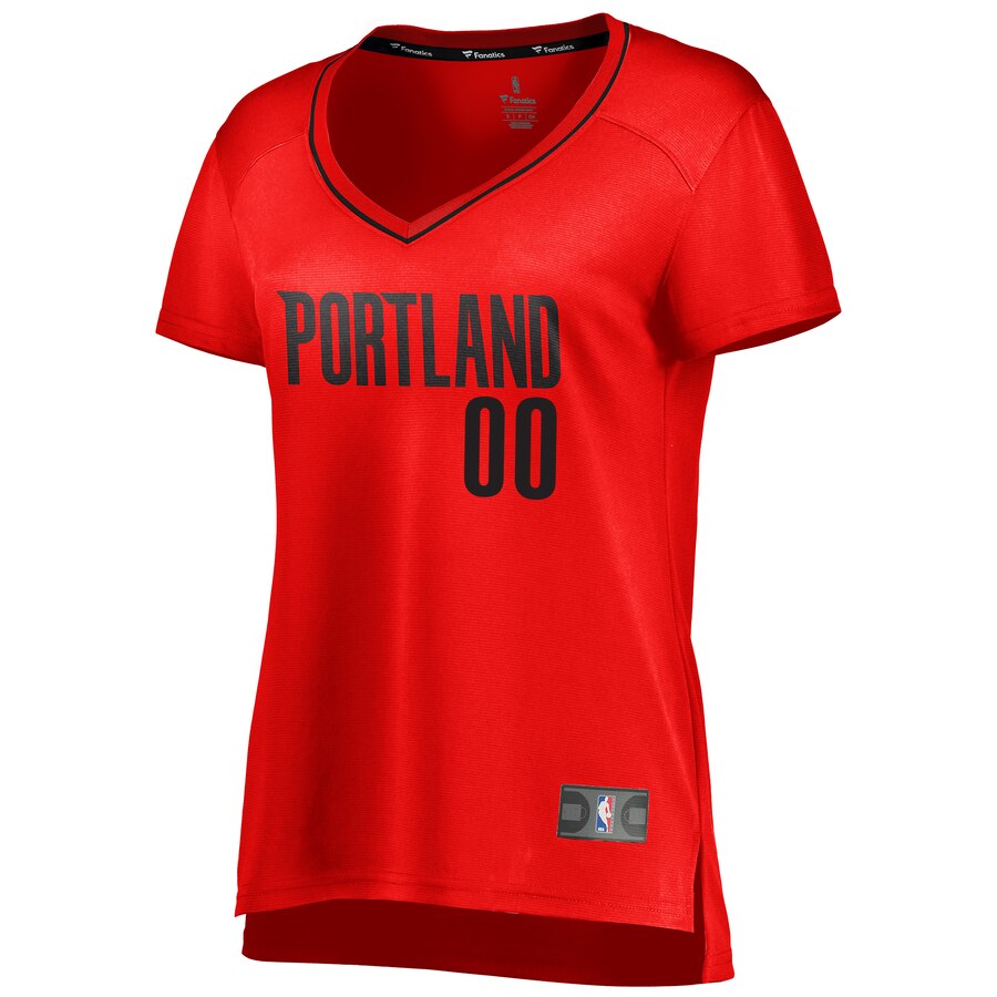 Alternative view of Fanatics Blazers Red Jersey - Personalized Name & Number