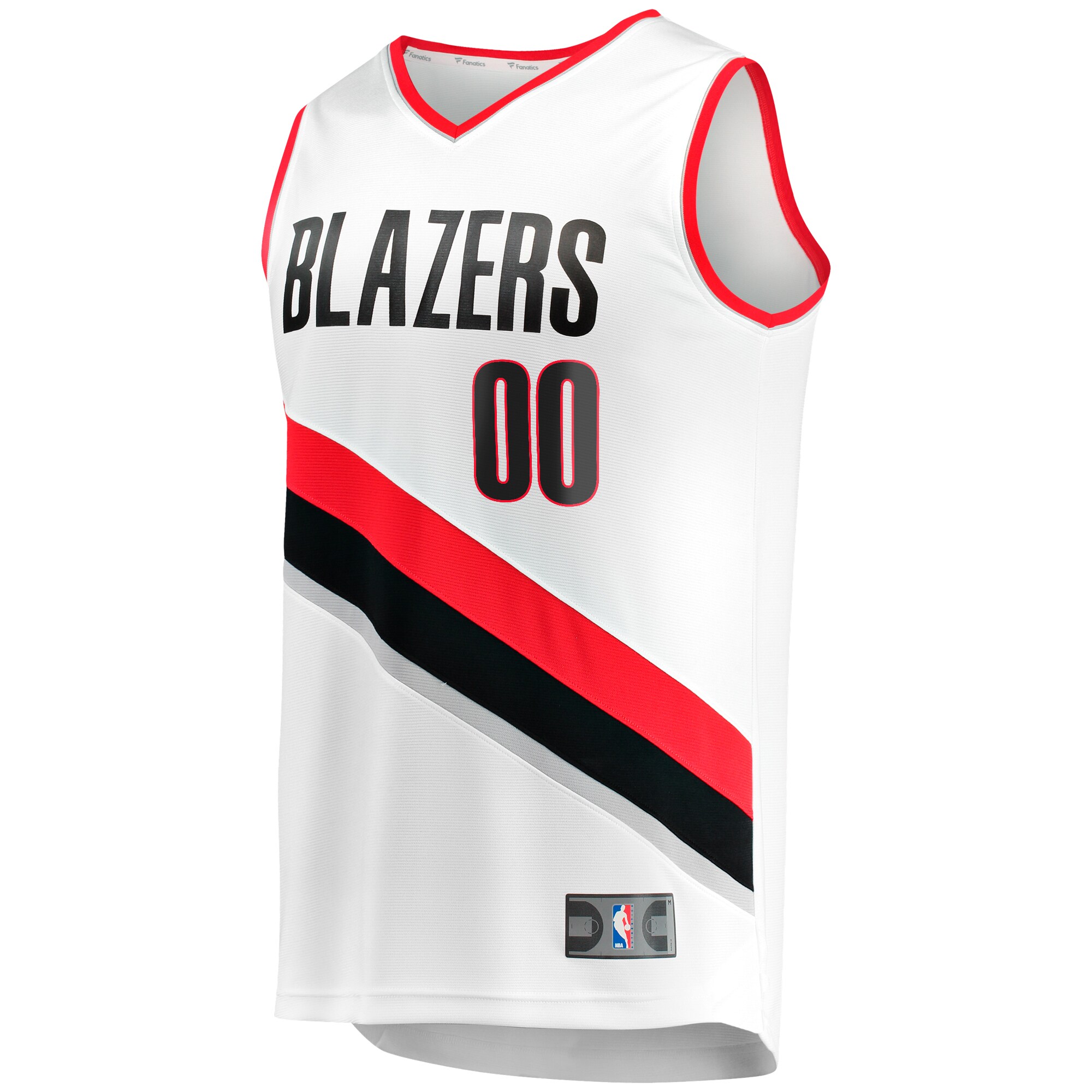 Alternative view of Fanatics Blazers White Jersey - Custom Edition