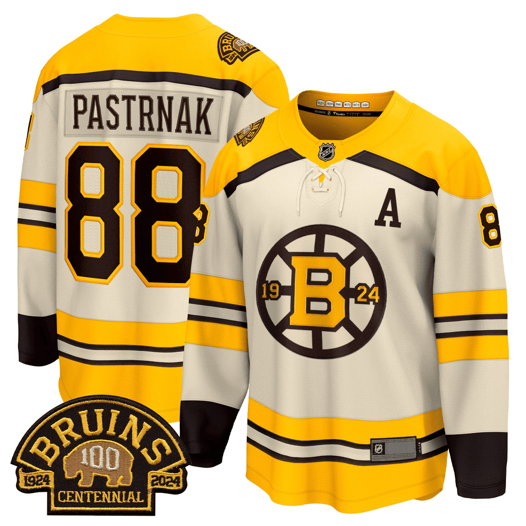Alternative view of Fanatics Bruins Marchand Centennial Jersey