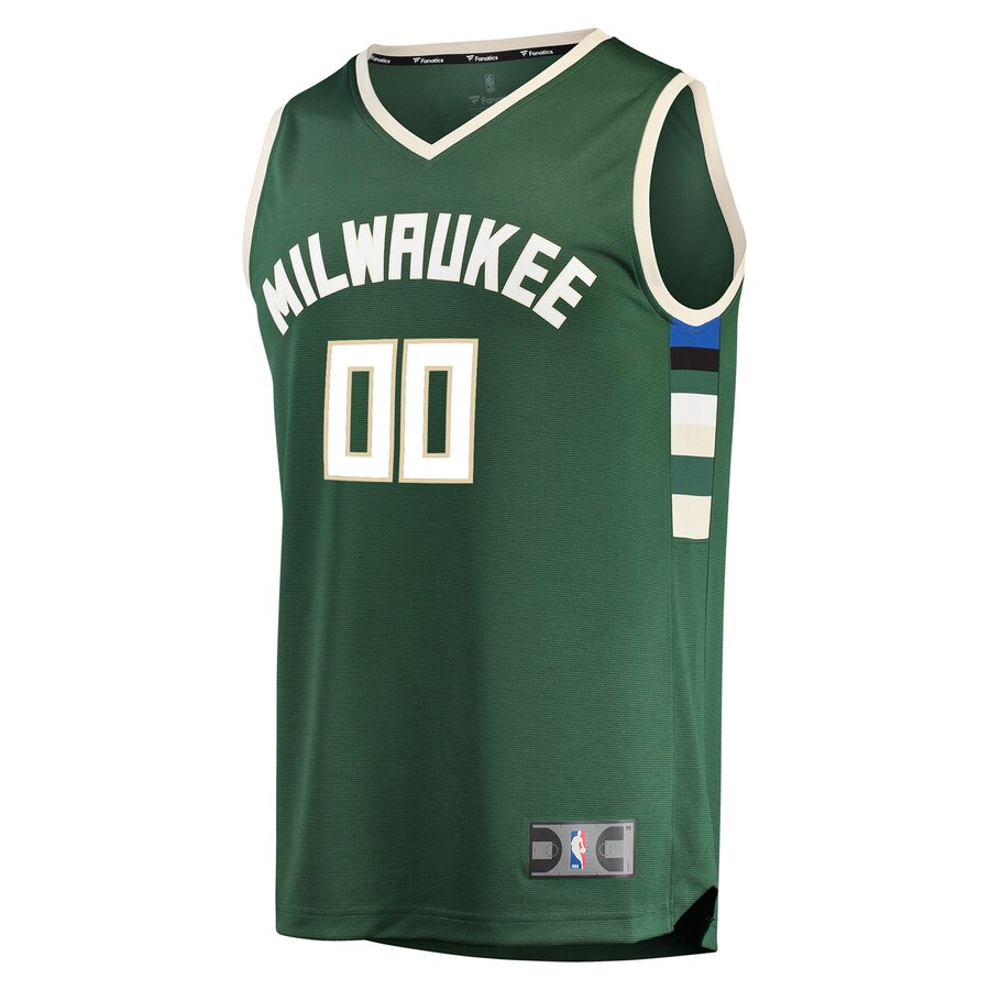 Alternative view of Fanatics Bucks Green Custom Jersey - Personalized Icon Edition