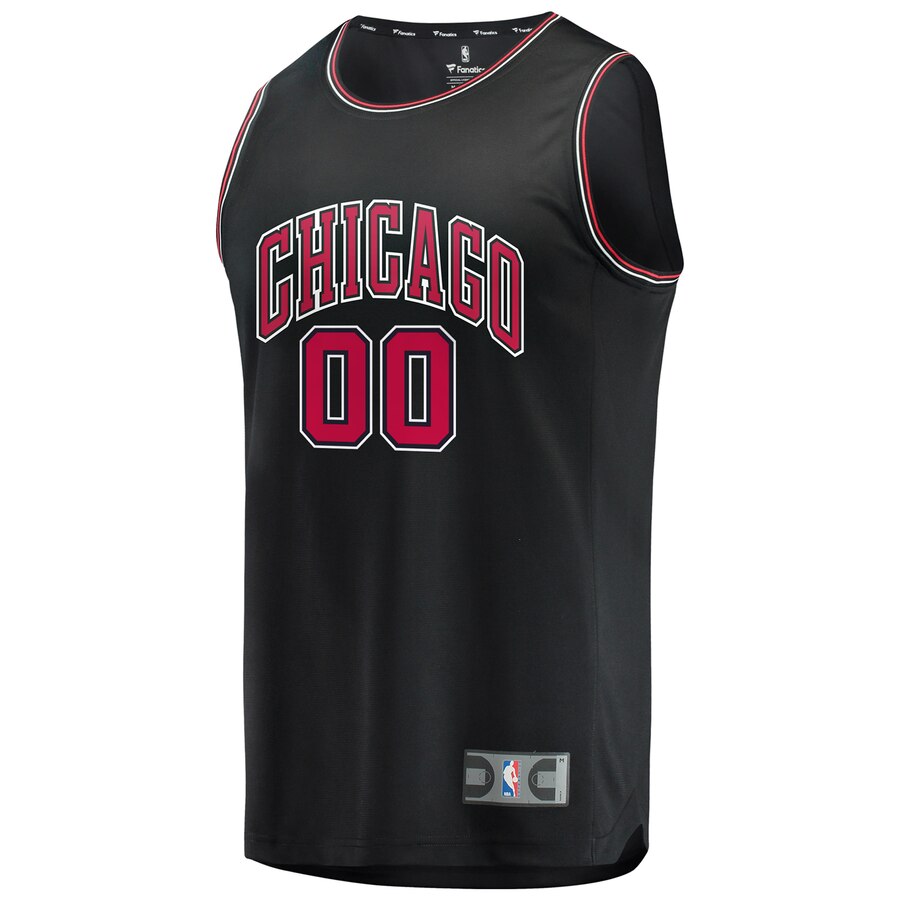 Alternative view of Fanatics Bulls Black Custom Jersey - Personalized Style