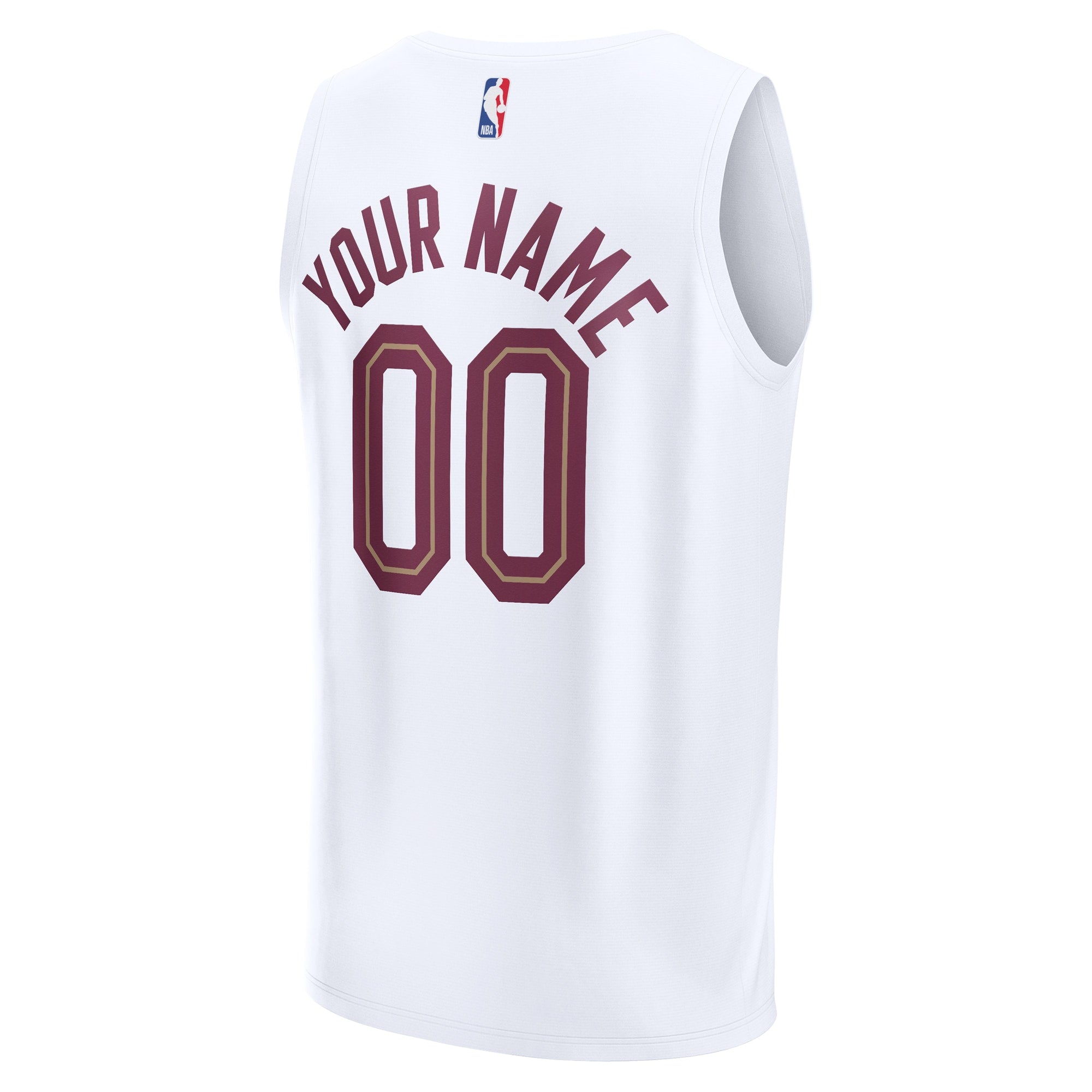Alternative view of Fanatics Cavaliers White Jersey - Custom Name & Number
