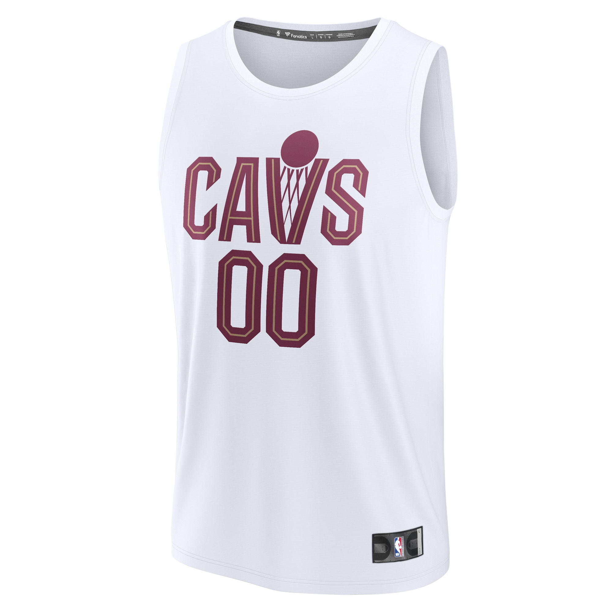 Alternative view of Fanatics Cavs White Jersey - Custom Icon Edition