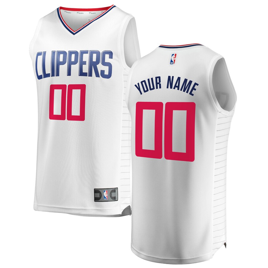 Fanatics Clippers White Custom Jersey - Personalized Edition