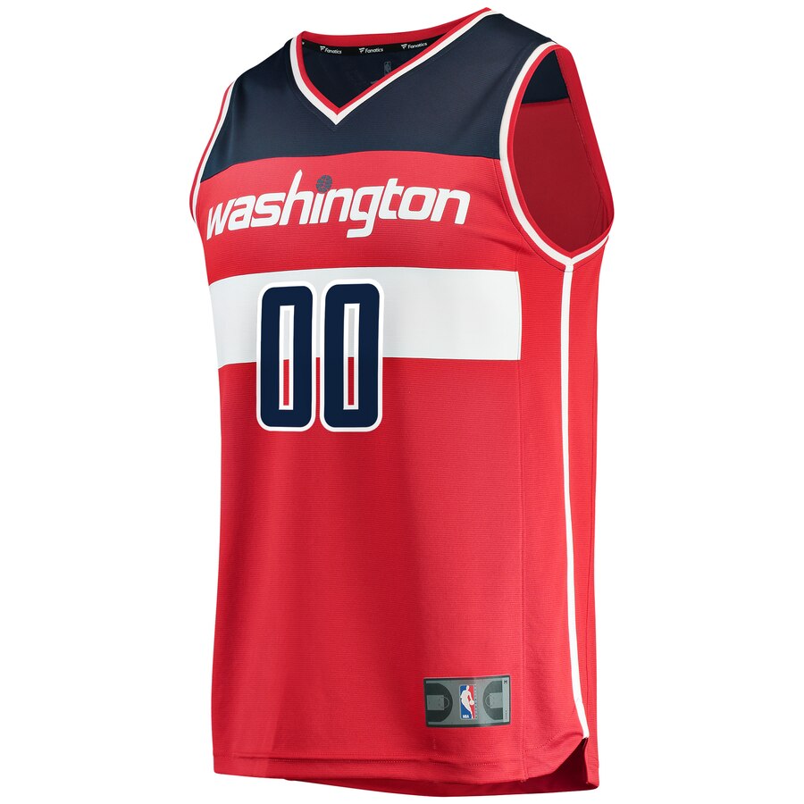 Alternative view of fanatics Custom Wizards Red Jersey - Custom Wizards Red Jersey
