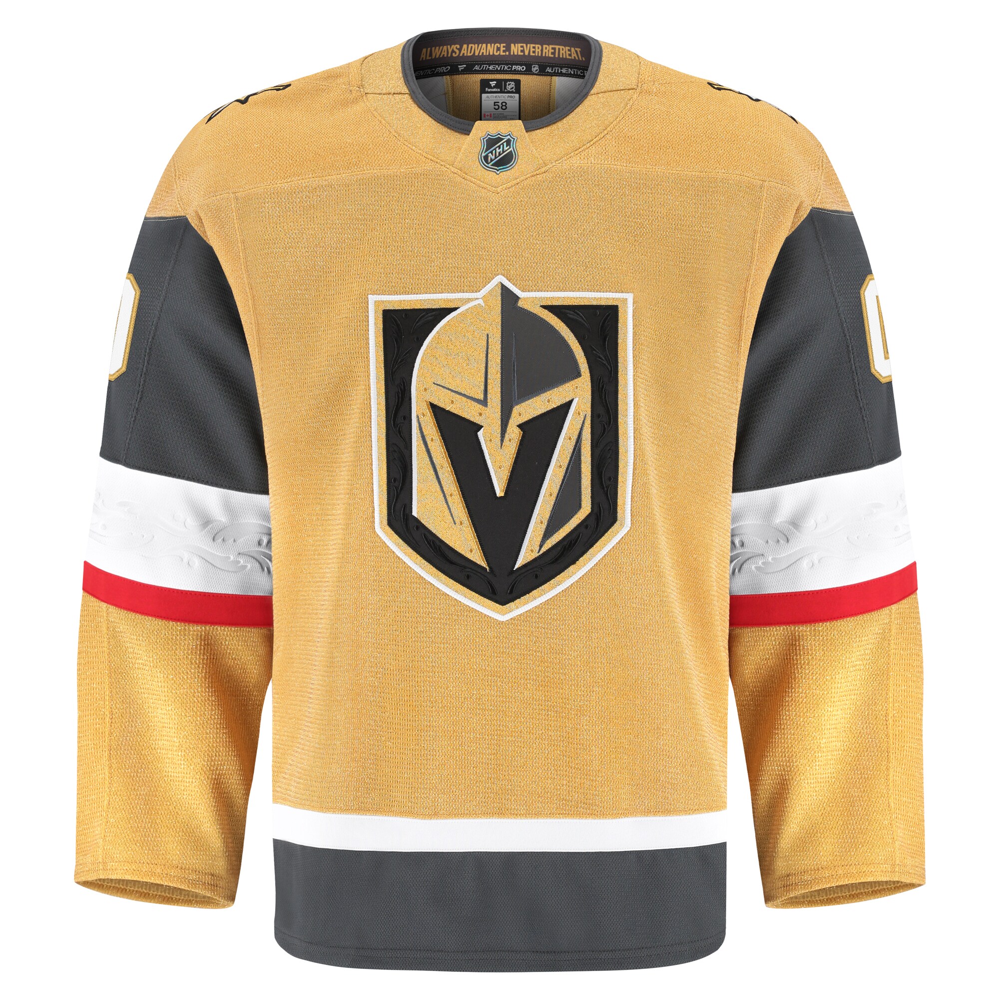 Fanatics Golden Knights Gold Jersey - Premium Authentic Pro NHL 2024