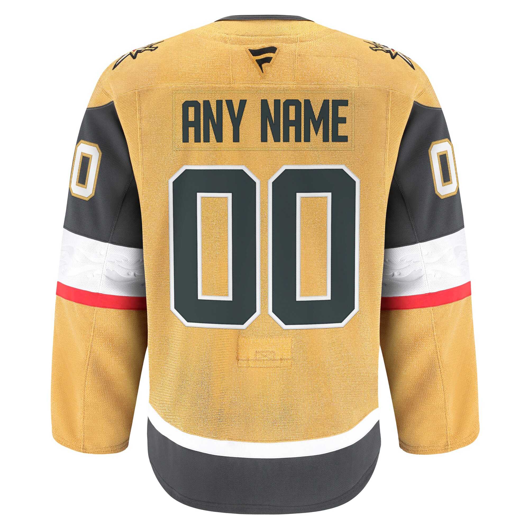 Alternative view of Fanatics Golden Knights Gold Jersey - Premium Authentic Pro NHL 2024