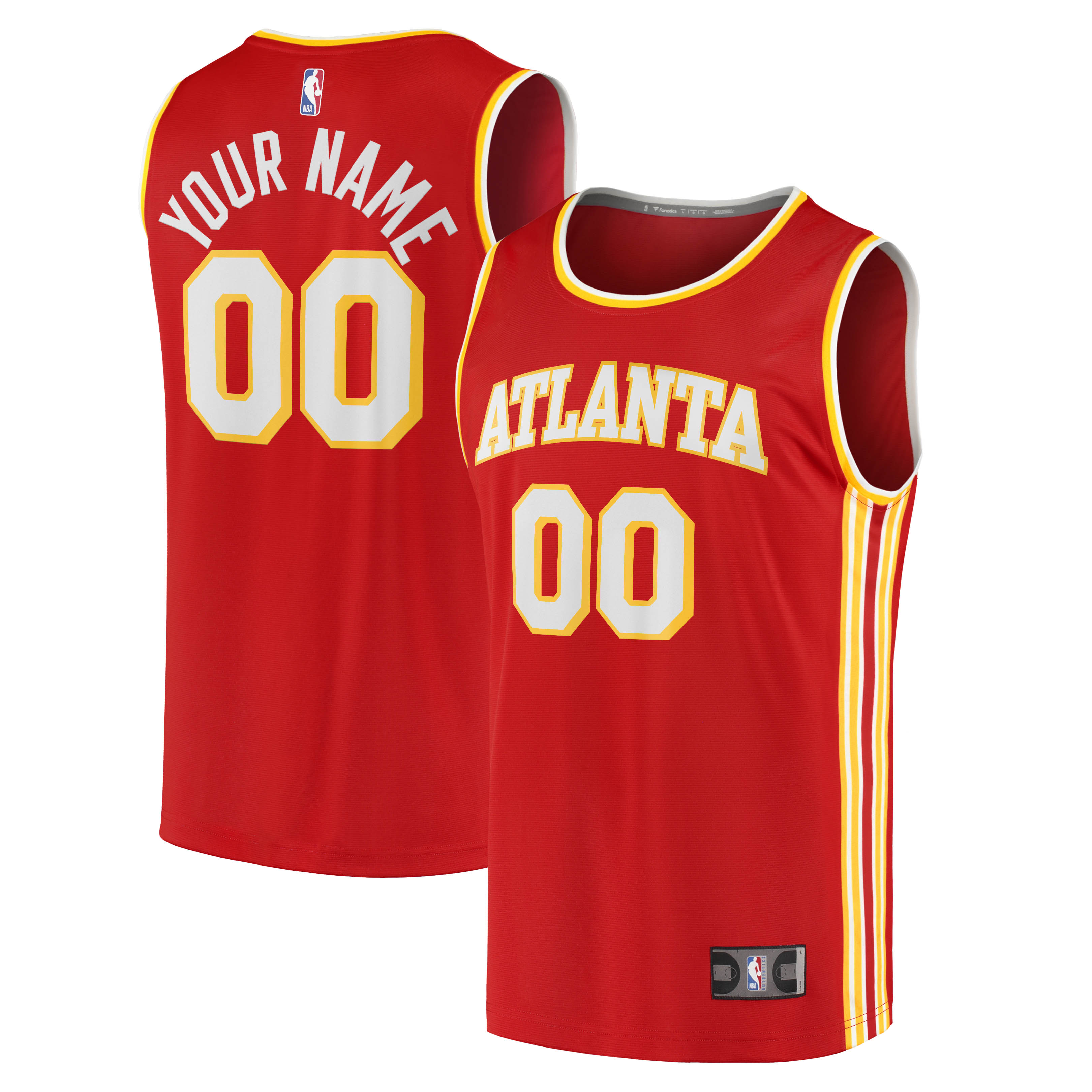 Fanatics Hawks Red Custom Jersey - Personalize Yours Now!