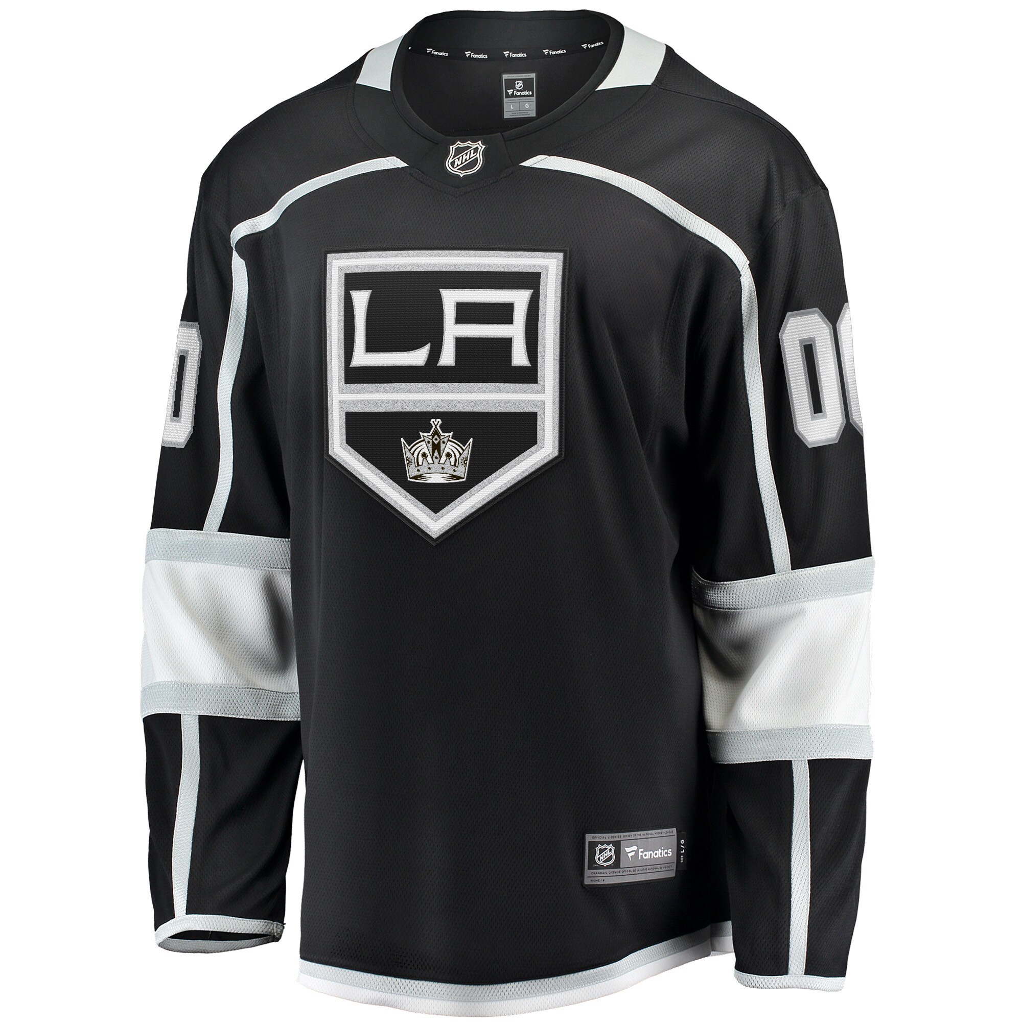 Alternative view of fanatics Kings Black Custom Jersey - Fanatics Kings Black Jersey