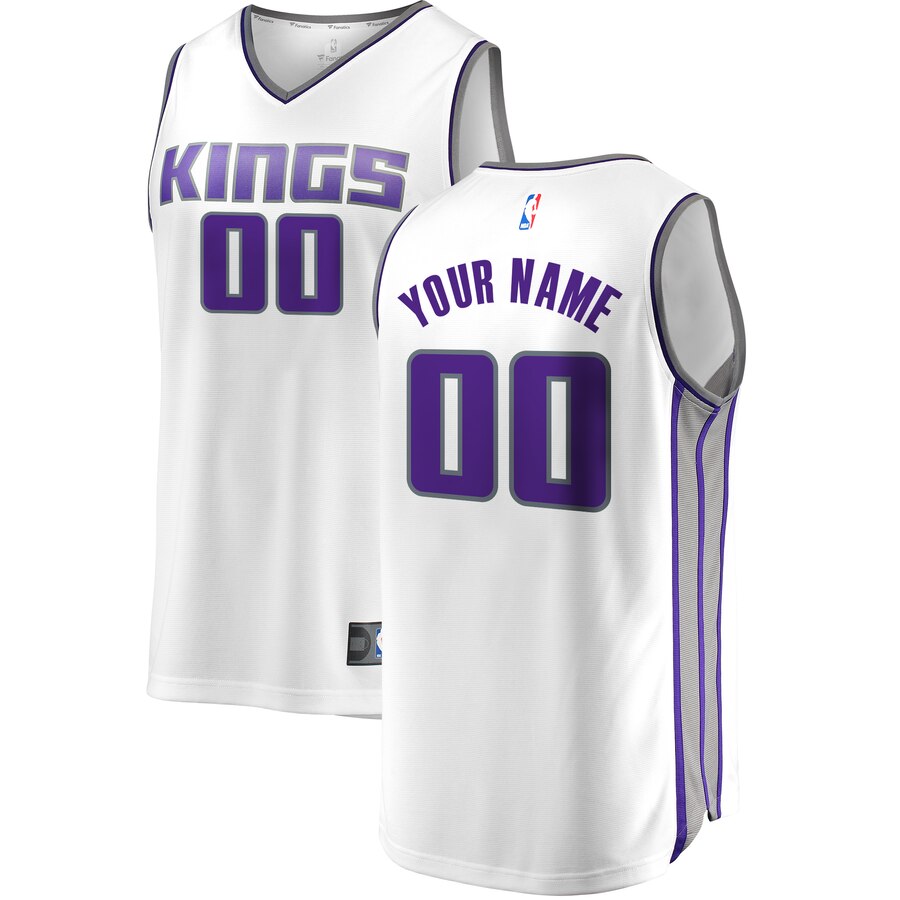 fanatics Kings White Custom Jersey - Fanatics Kings White Jersey