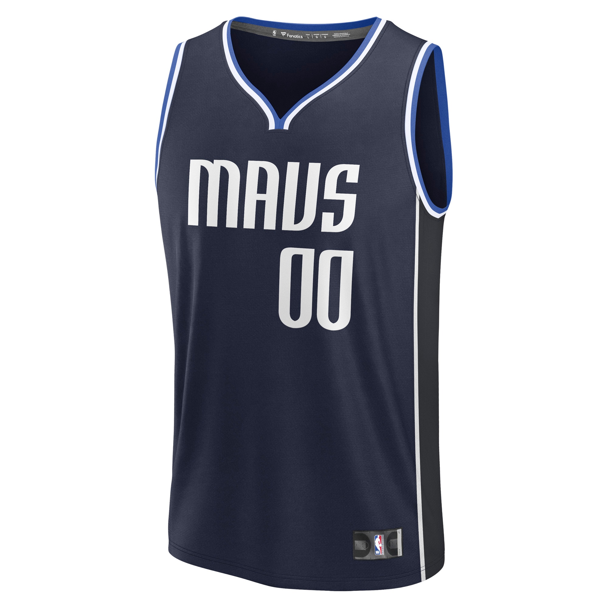 Alternative view of fanatics Mavericks Navy Jersey Custom - Fanatics Mavericks Navy Jersey