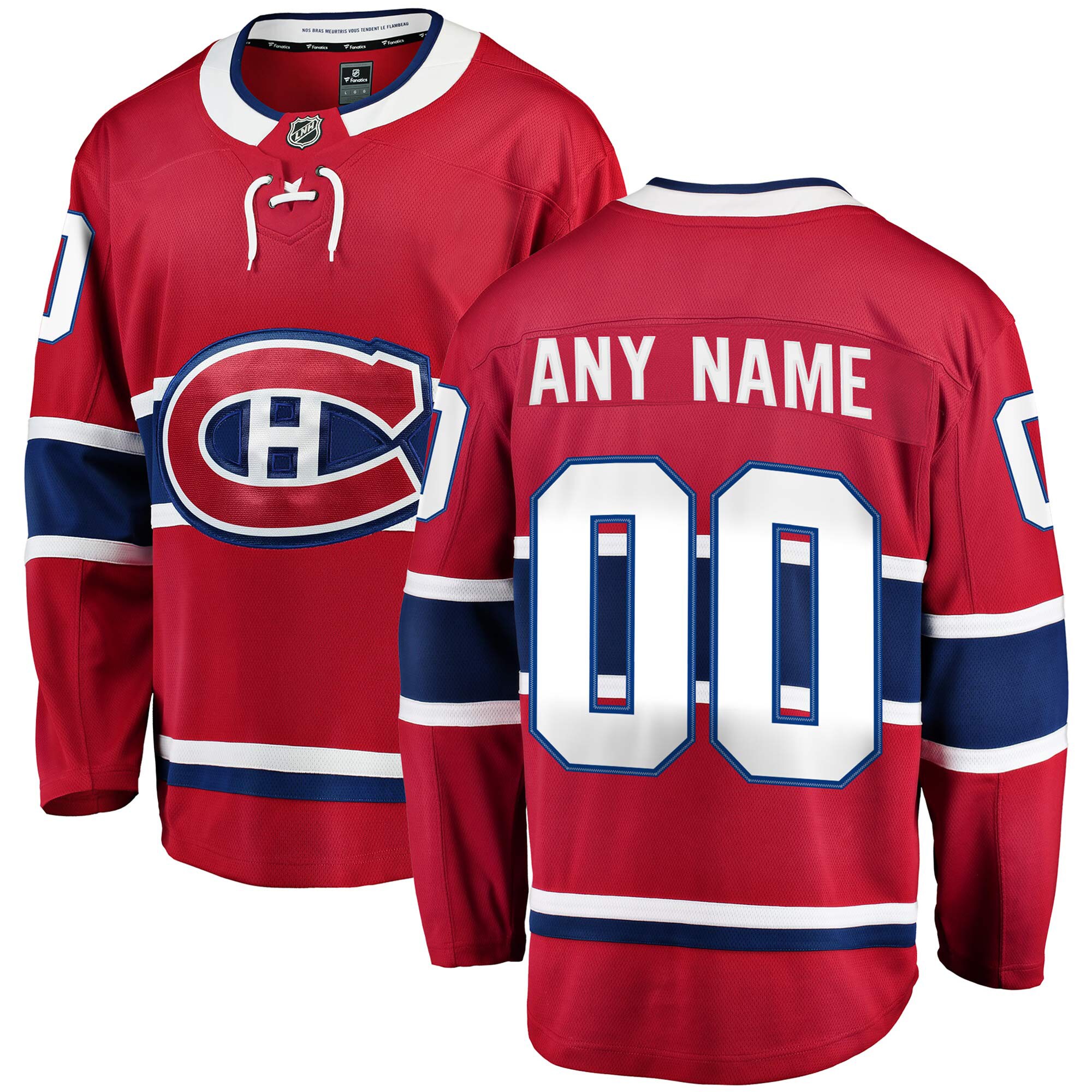 Fanatics Montreal Canadiens Custom Jersey - Ultimate 2024 Home Breakaway