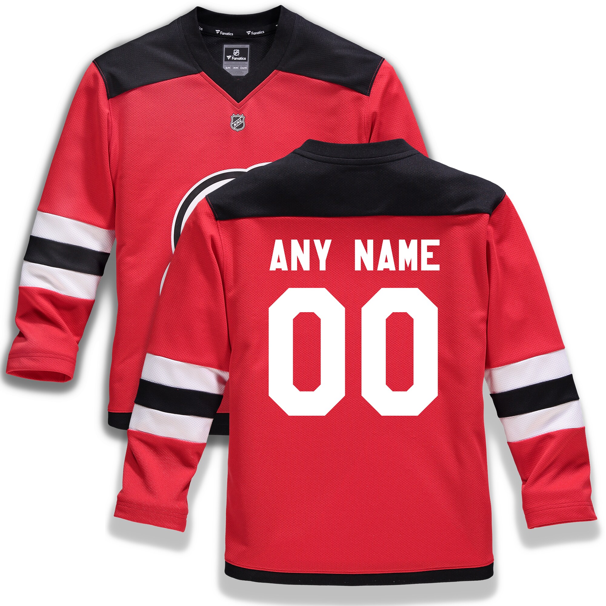 Fanatics New Jersey Devils Youth Replica Jersey - Stunning #1 Fan Gear