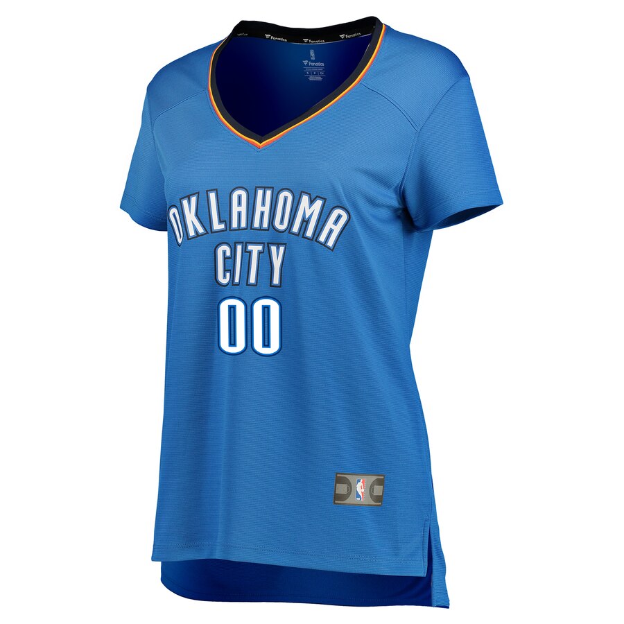 Alternative view of Fanatics OKC Thunder Blue Jersey - Custom Name & Number